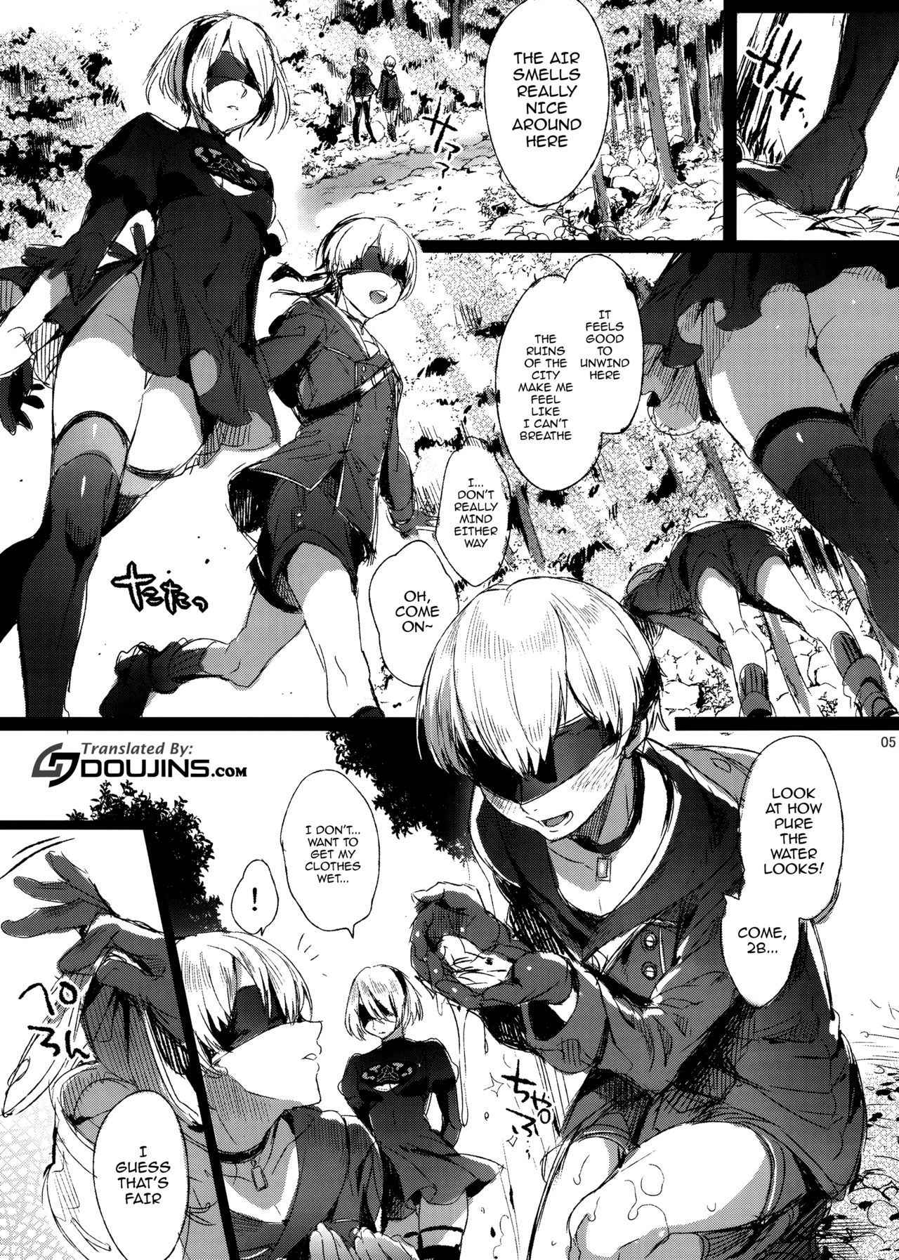 (C92) [Kuromisakaijou (Ikezaki Misa)] Ningyou Yuugi (NieR_Automata) [English] {doujins.com}