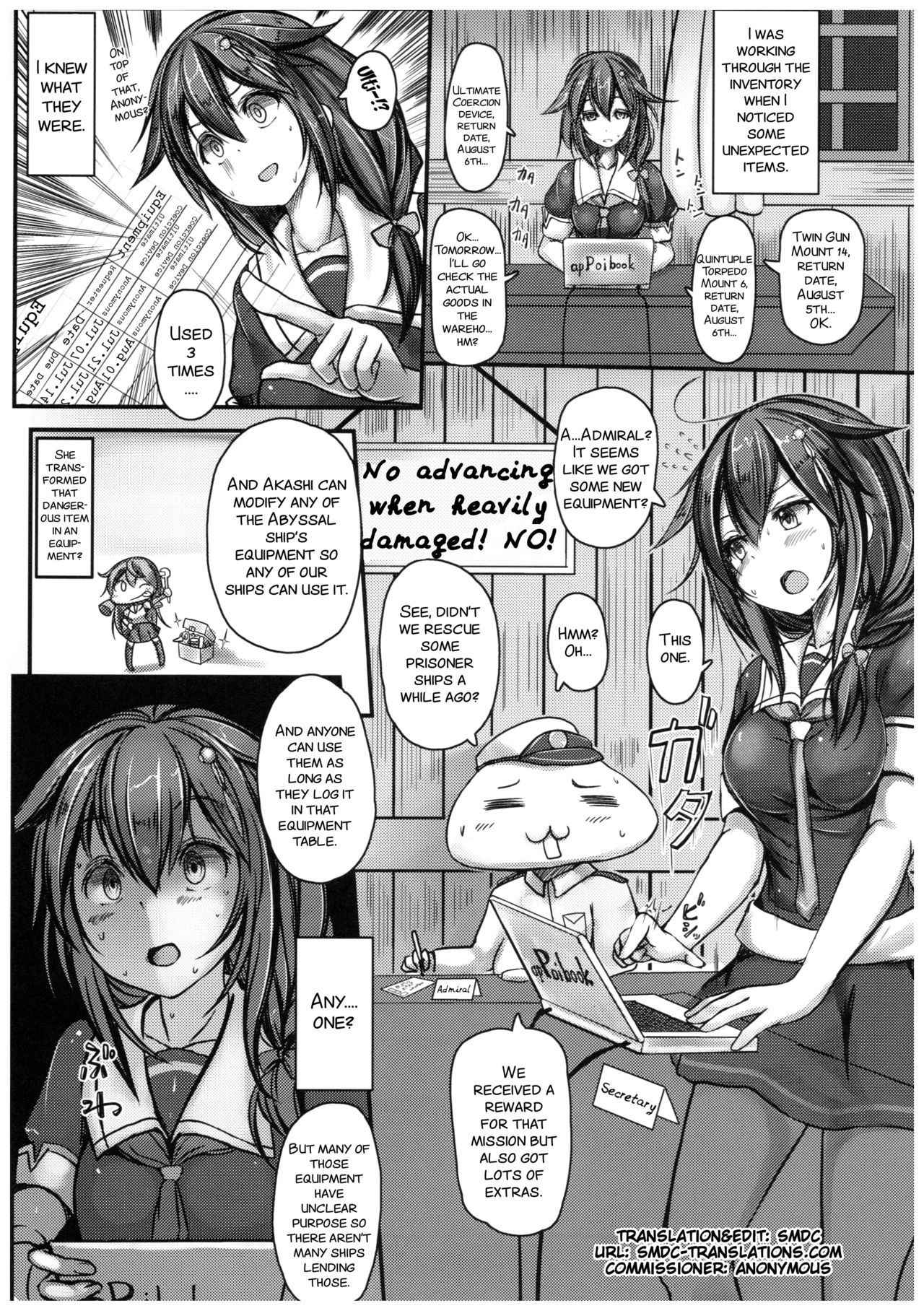 (C92) [Monaka Udon (Monikano)] Kuchikukan Shigure Kyousei Zecchou Souchi Sono Ni (Kantai Collection -KanColle-) [English] [SMDC-translations]