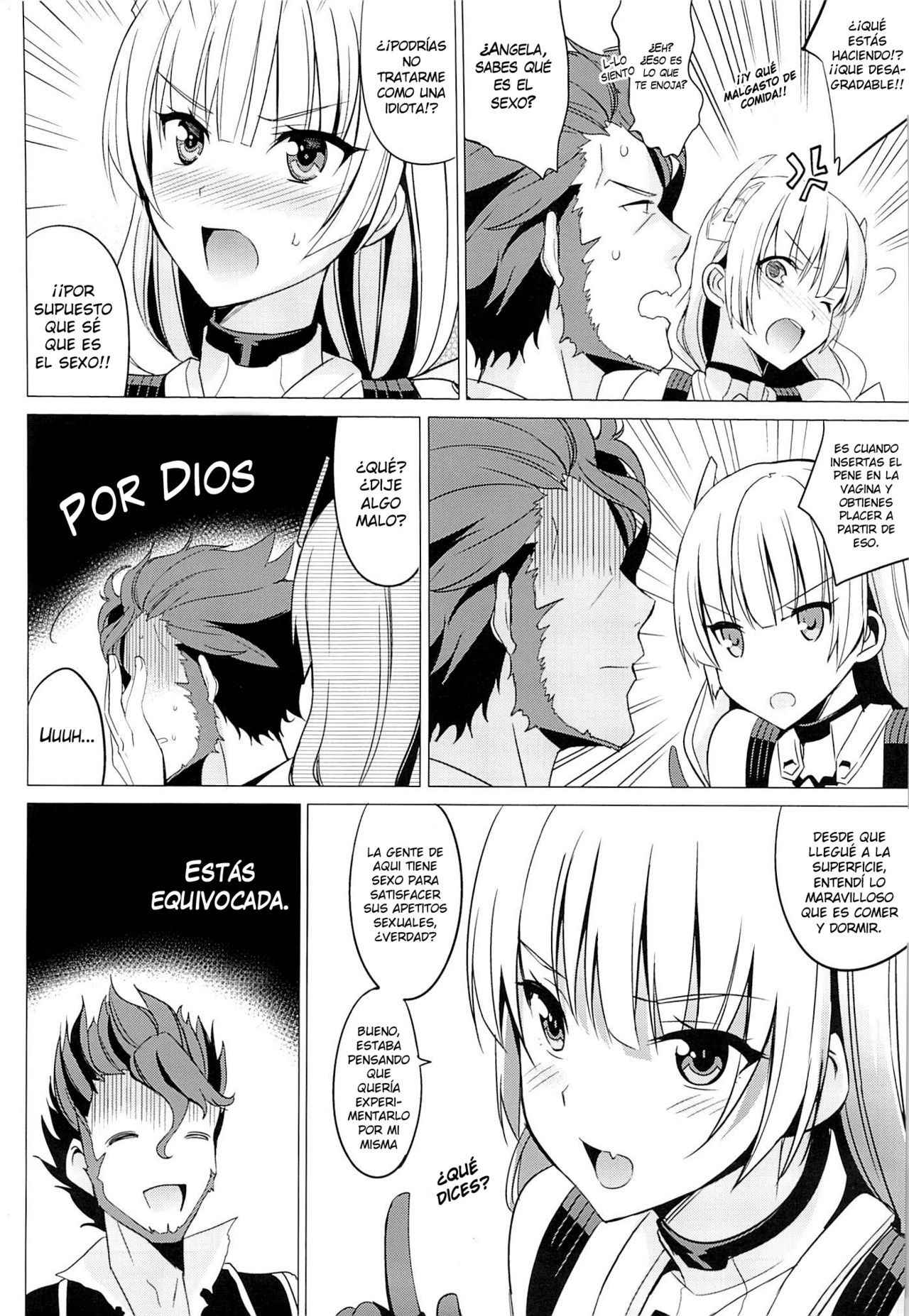 (C87) [abgrund (Saikawa Yusa)] Rakuen e Youkoso (Rakuen Tsuihou -Expelled from Paradise-) [Spanish] [Amblyopia]