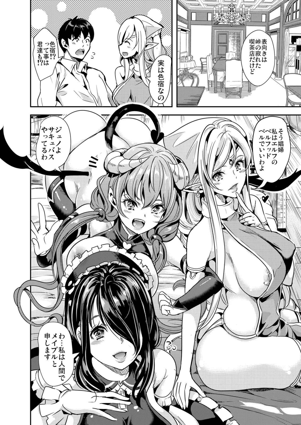 (C93) [Yabitsutouge (Ootori Mahiro)] Boku no Isekai Harem