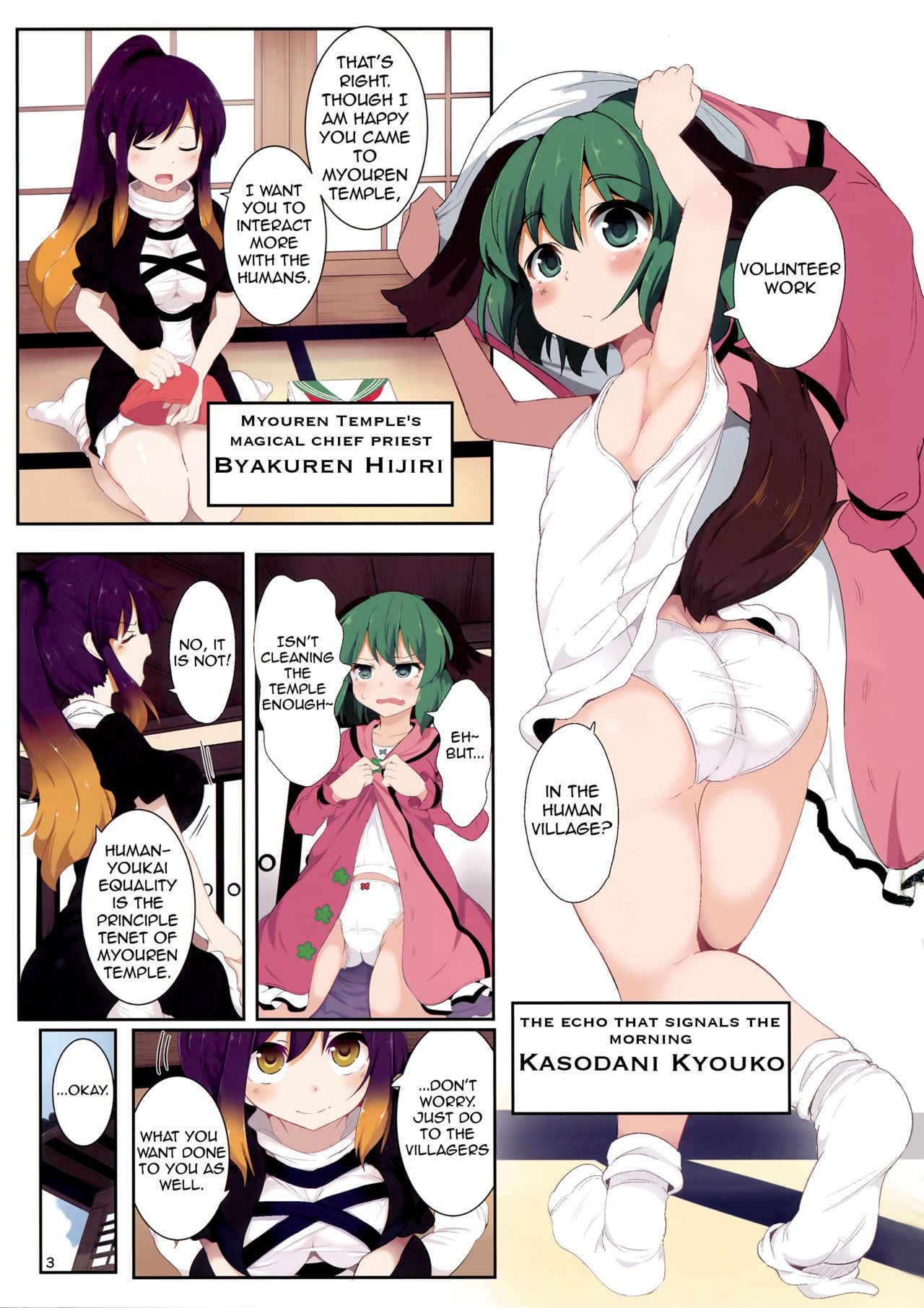 (C92) [Lolimate Seizou Koujou (Lolimate)] Souda Kyouko Nukou. (Touhou Project) [English] [denialinred]