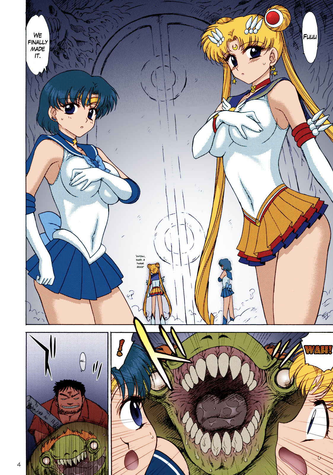 (C78) [Black Dog (Kuroinu Juu)] DARK BLUE MOON (Bishoujo Senshi Sailor Moon) [English] [Yamato-san] [Colorized]