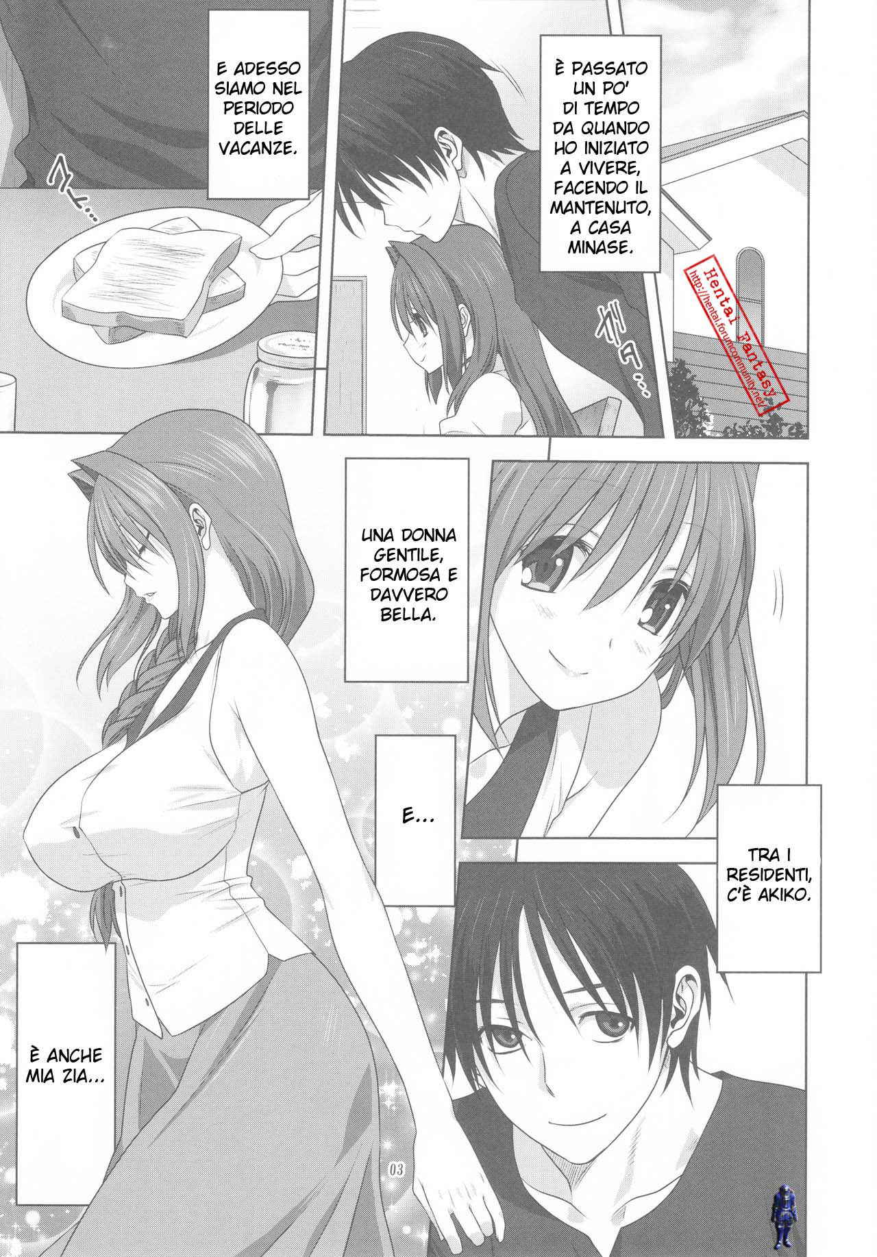 (C91) [Mitarashi Club (Mitarashi Kousei)] Akiko-san to Issho 19 (Kanon) [Italian] [Hentai Fantasy]