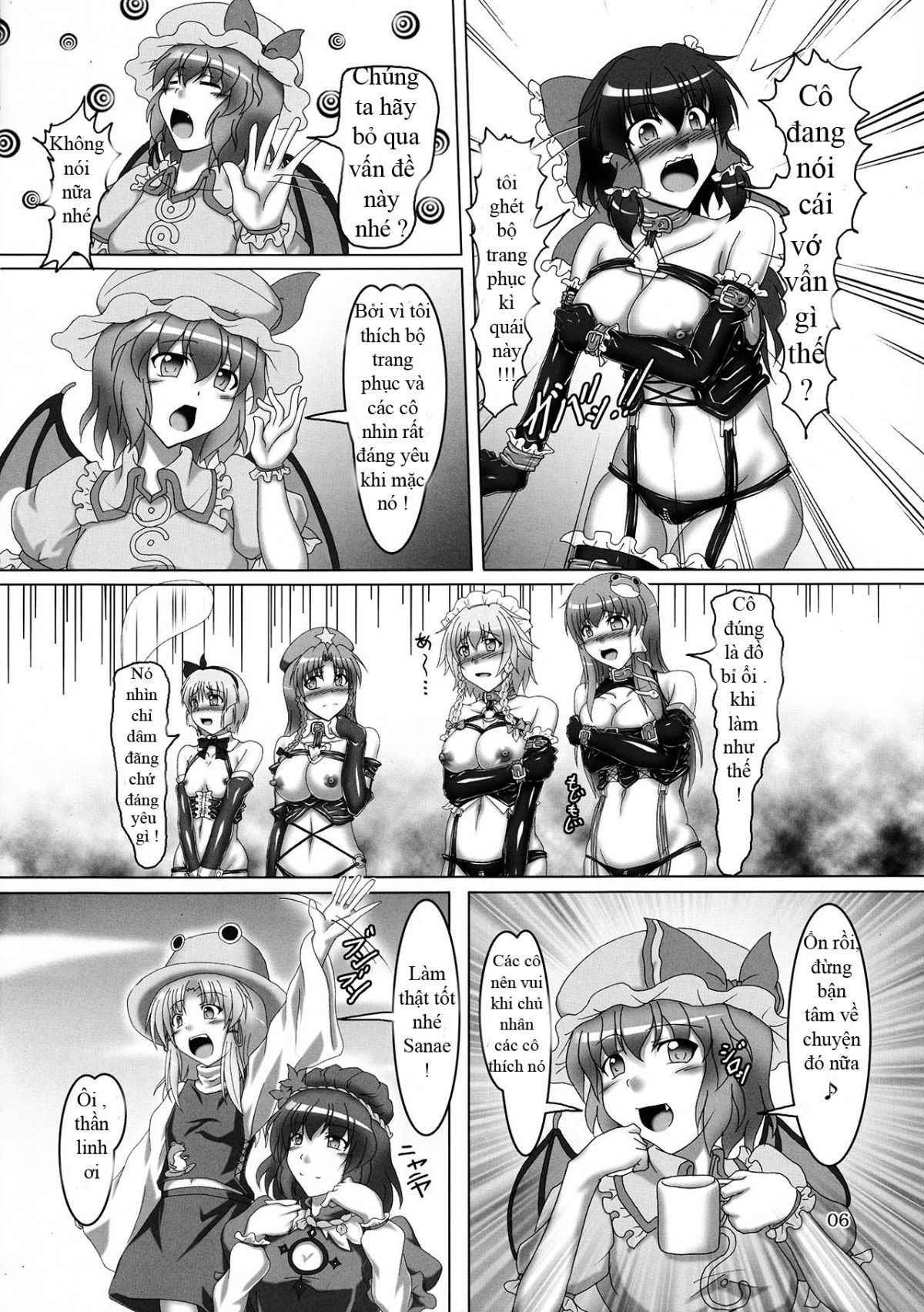 (C82) [Hikari no Tomoshibi (Kousoku)] Touhou Bondage Undoukai!! (Touhou Project) [Vietnamese Tiếng Việt] [Demon Victory Team]