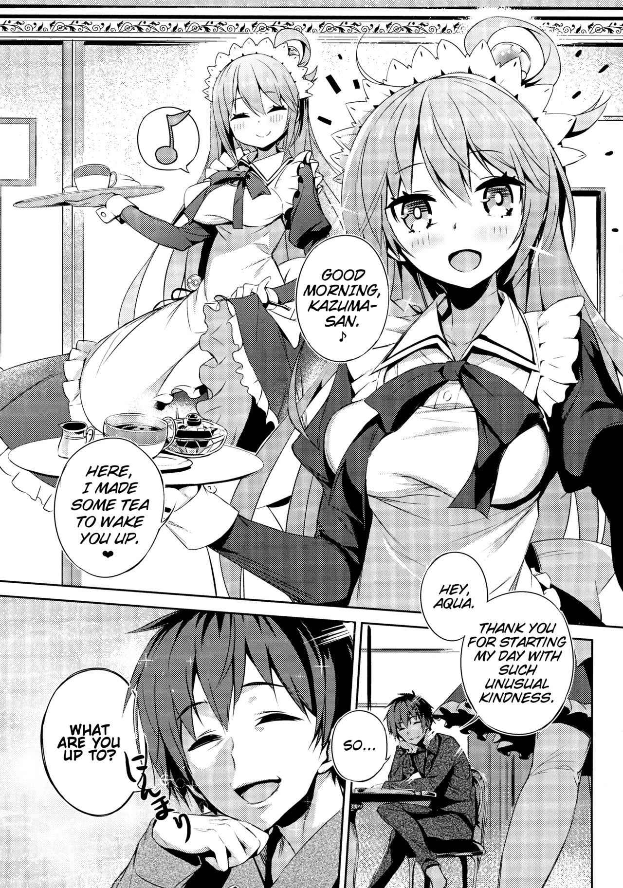 (COMIC1☆11) [High Tech Pen Case (Tam-U)] Kono Da-Maid to Mitsudan o! | A Private Discussion with this Useless Maid! (Kono Subarashii Sekai ni Syukufuku o!) [English] [CGTranslations]