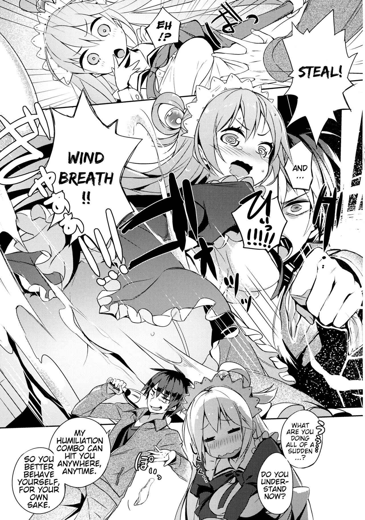 (COMIC1☆11) [High Tech Pen Case (Tam-U)] Kono Da-Maid to Mitsudan o! | A Private Discussion with this Useless Maid! (Kono Subarashii Sekai ni Syukufuku o!) [English] [CGTranslations]