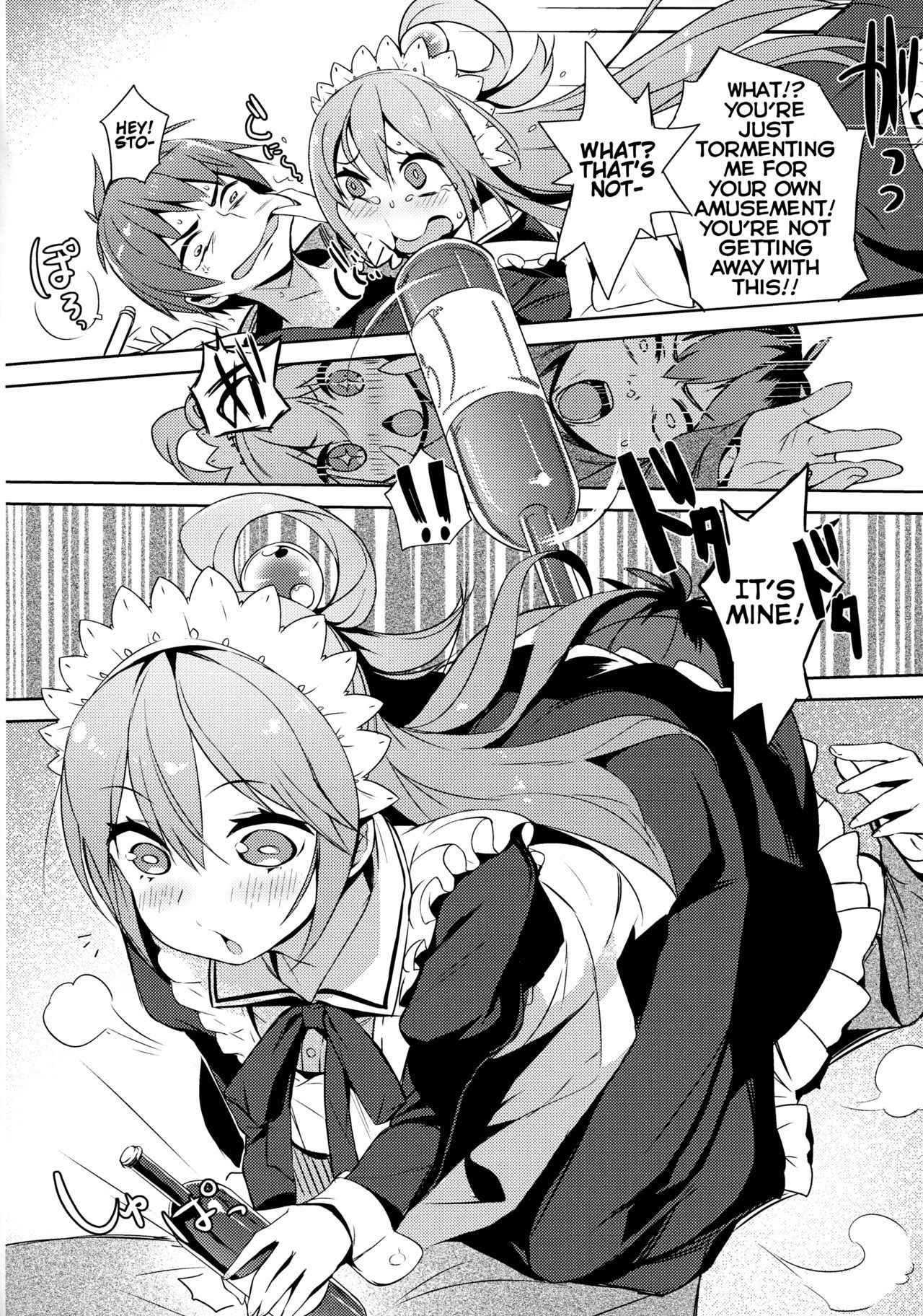 (COMIC1☆11) [High Tech Pen Case (Tam-U)] Kono Da-Maid to Mitsudan o! | A Private Discussion with this Useless Maid! (Kono Subarashii Sekai ni Syukufuku o!) [English] [CGTranslations]