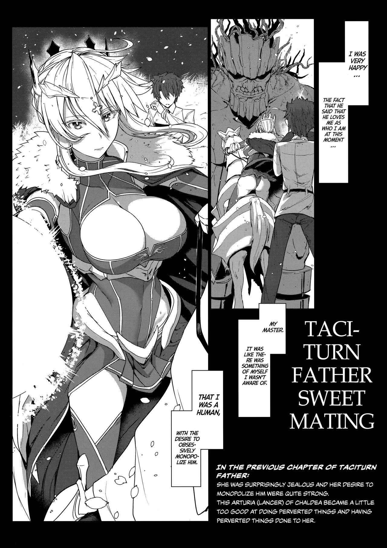 (C93) [NOSEBLEED (Miyamoto Issa)] Muttsuri Chichiue Amaama Koubi | Taciturn Father Sweet Mating (Fate/Grand Order) [English] [Coffedrug]