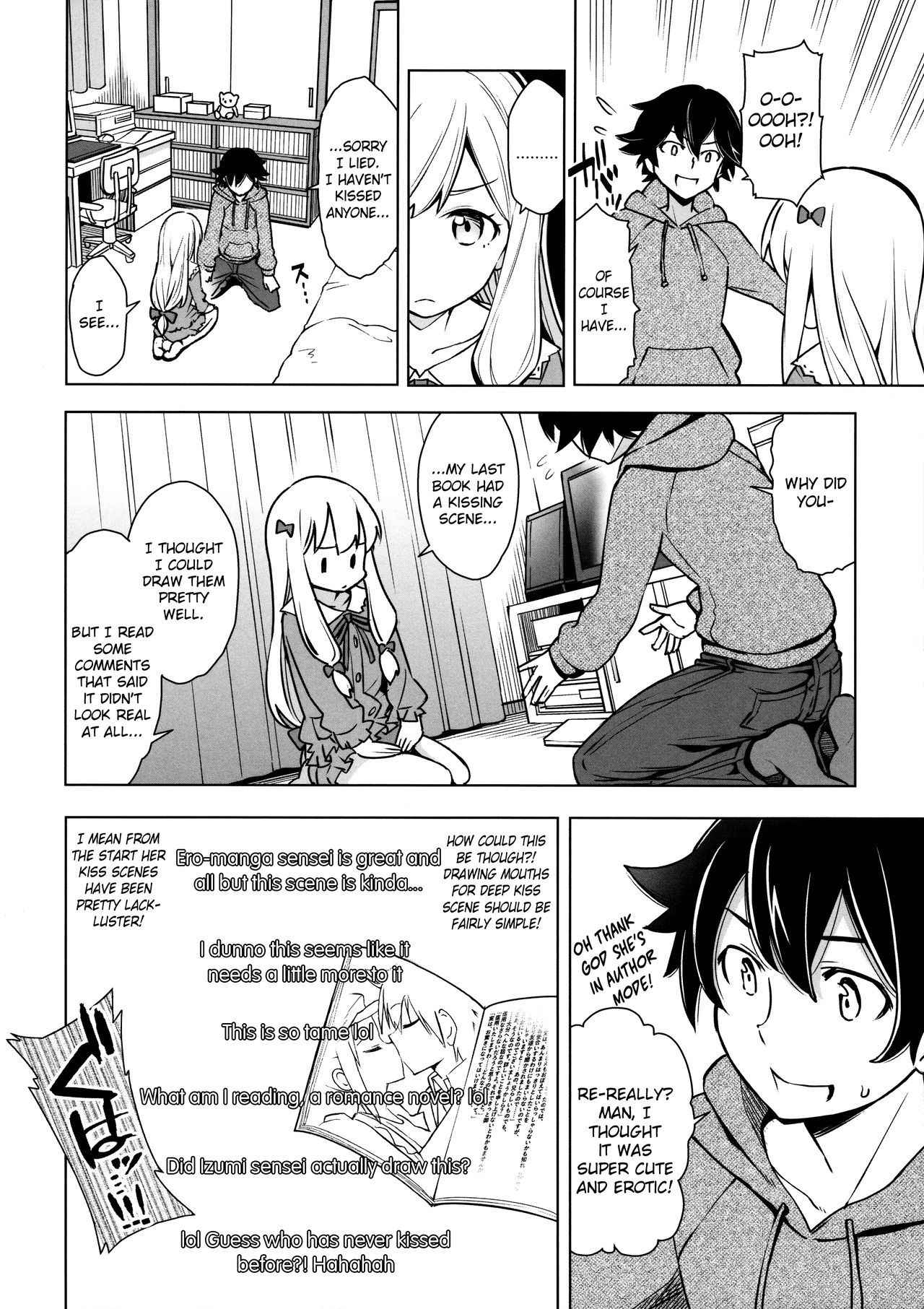 [SMUGGLER (Kazuwo Daisuke)] Usotsuki Hentai Nii-san nante Daikirai!! (Eromanga Sensei) [English] [Cecilbk]