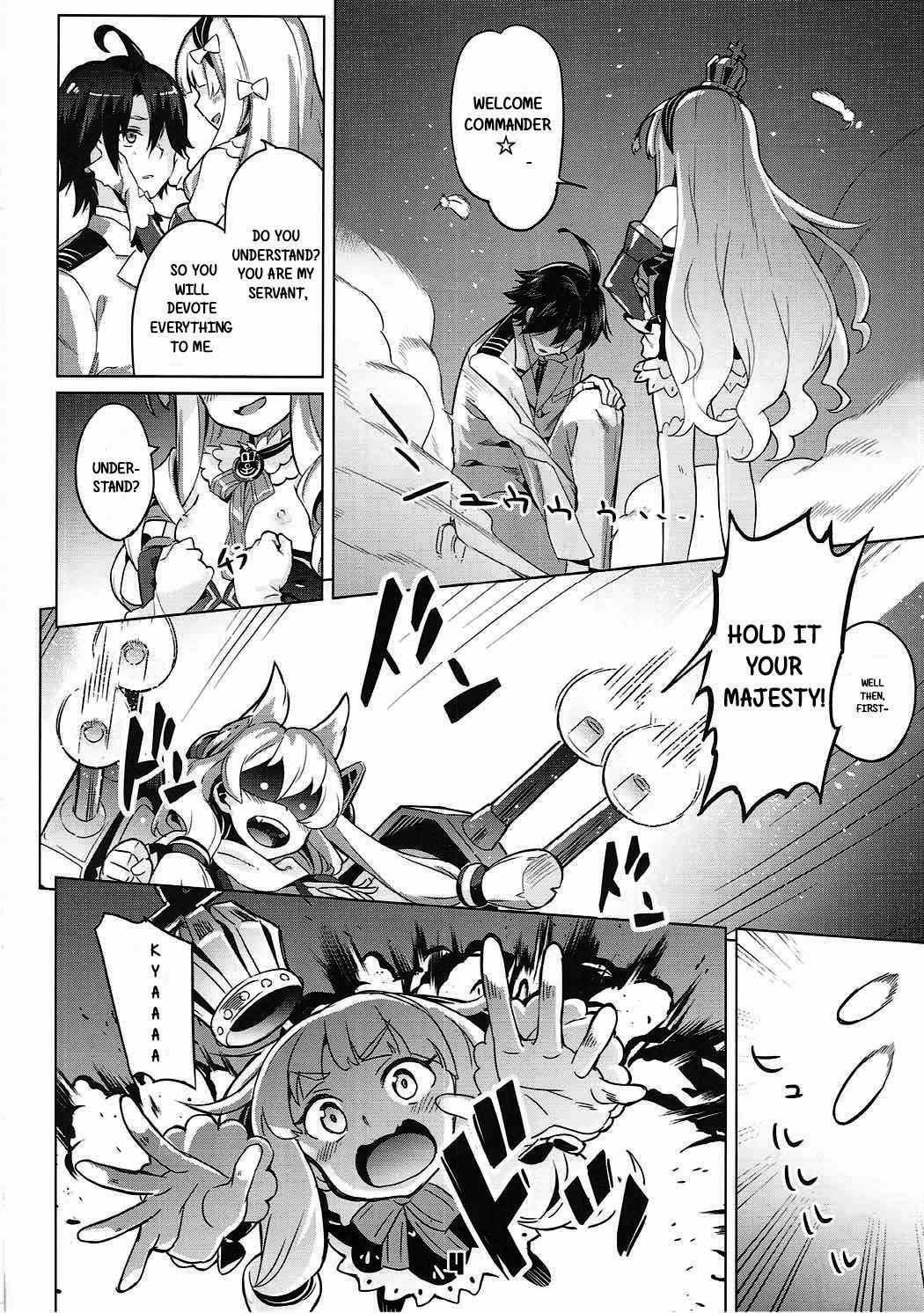 (C93) [Zombie to Yukaina Nakamatachi (Super Zombie)] Kinpatsu Manaita no Template | Template of a blond cutting board (Azur Lane) [English] [CrazyMaroon]