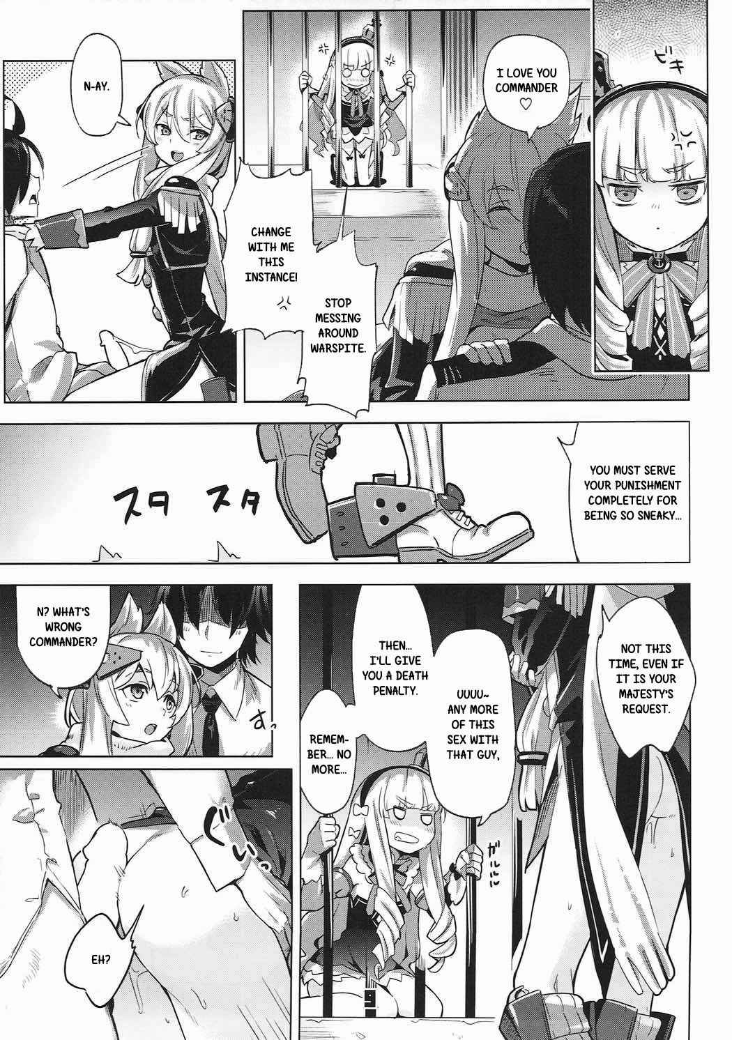 (C93) [Zombie to Yukaina Nakamatachi (Super Zombie)] Kinpatsu Manaita no Template | Template of a blond cutting board (Azur Lane) [English] [CrazyMaroon]