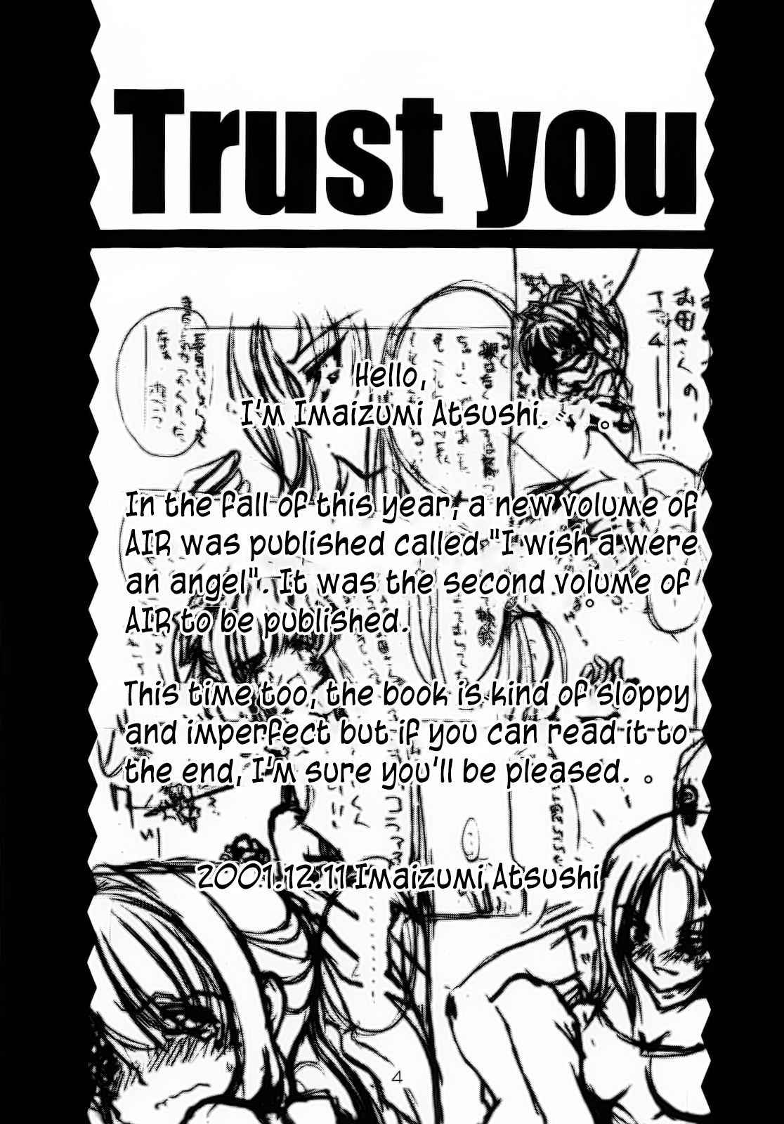 (C61) [Action Mokei (Imaizumi Atsushi)] Trust you (AIR) [English] [EHCOVE]