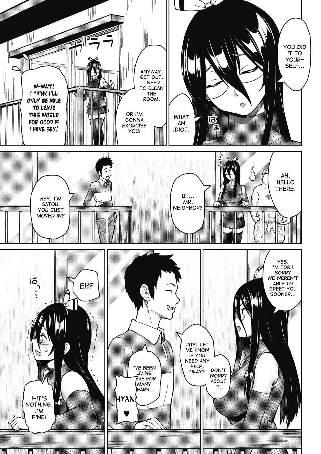 [Sanagi Torajirou] Tsukaretemo Koi ga Shitai! Ichi-wa | Even If I’m Haunted by a Ghost, I still want to Fall in Love! Ch. 1 (COMIC HOTMILK 2018-02) [English] [desudesu] [Digital]