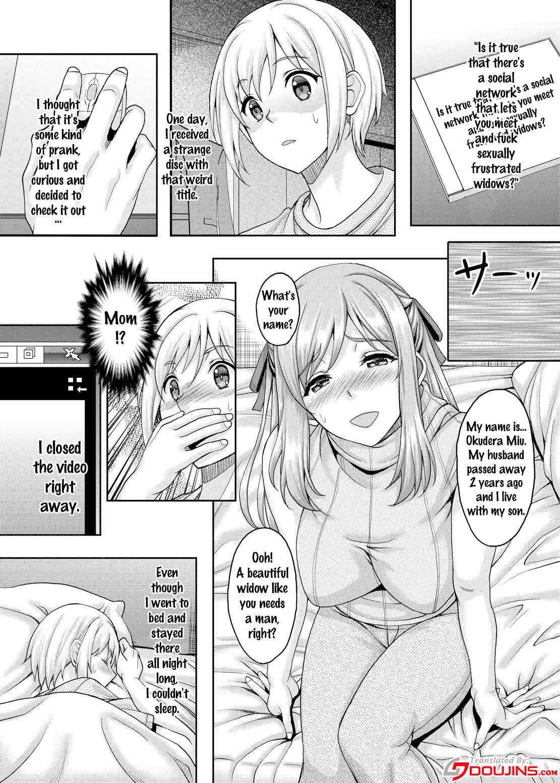 [Studio Aruta (Kusui Aruta)] Ureta Karada o Moteamashita Miboujin to Sokuhame Dekiru SNS ga Arutte Hontou desu ka? [English] {doujins.com} [Digital]