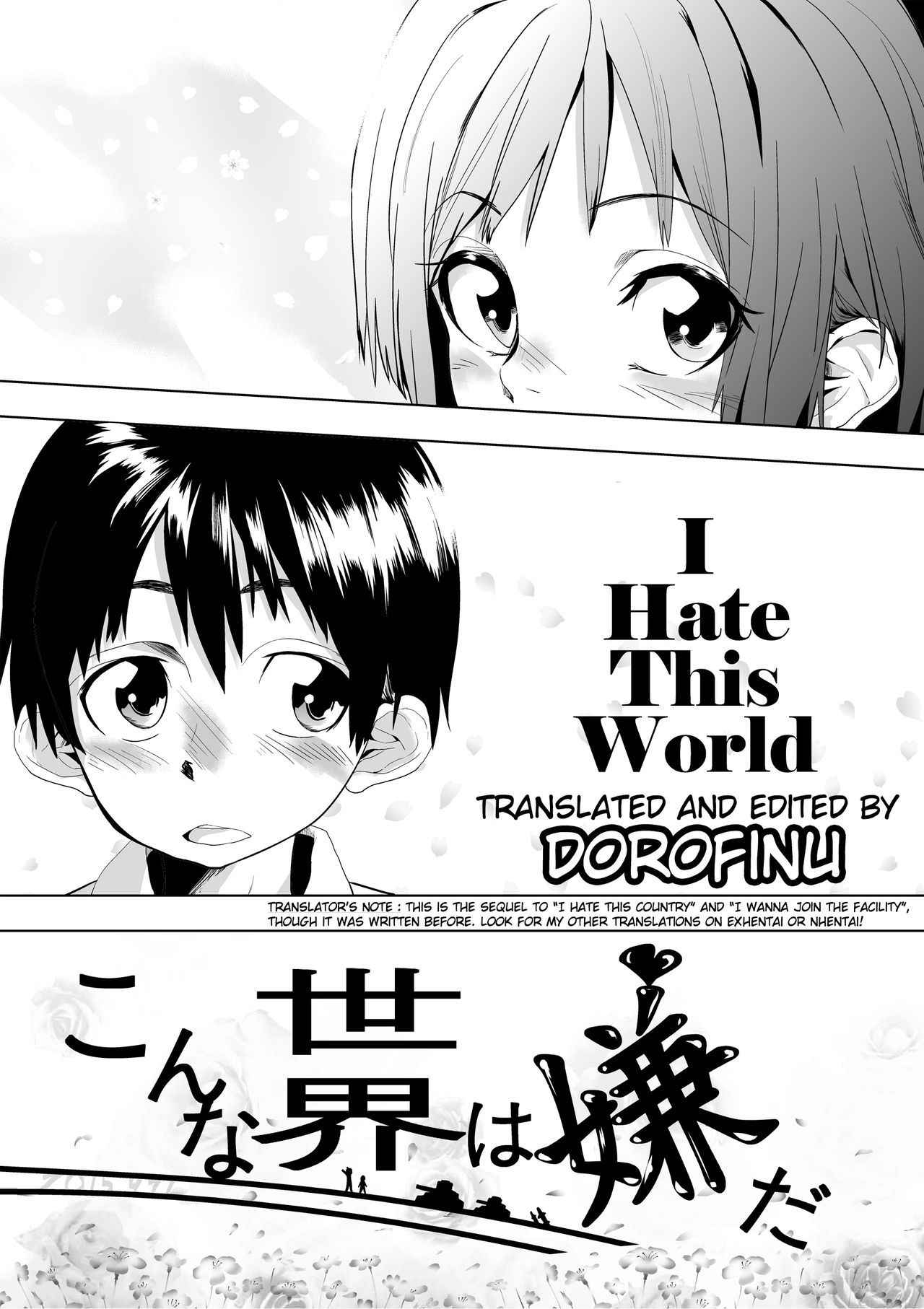 [Tokuni Mirashichi] Konna Sekai wa Iyada | I Hate this World [English] [Dorofinu]