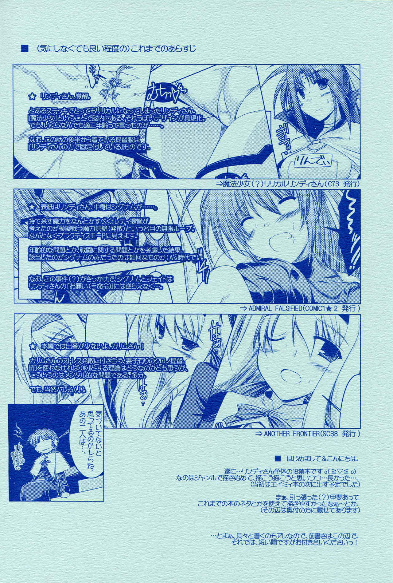 (C74) [ELHEART'S (Ibuki Pon)] ANOTHER FRONTIER 02 Magical Girl Lyrical Lindy-san #03 (Magical Girl Lyrical Nanoha StrikerS)