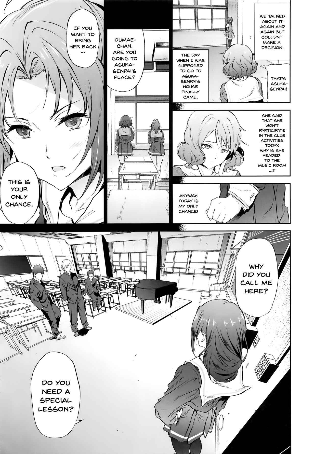 (C91) [EXTENDED PART (Endo Yoshiki)] Asuka-senpai ni Hidoi Koto o Suru Hon | A Story Where You Do Something Cruel To Asuka-Senpai (Hibike! Euphonium) [English] {doujins.com}