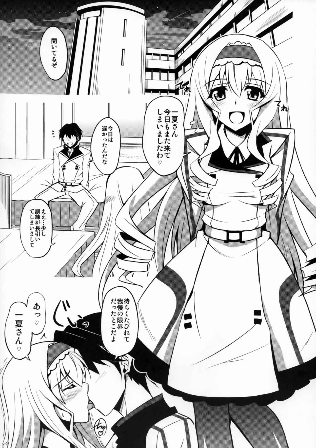 (C80) [Dokomademo Aoi Sora ni Ukabu Niku. (Nikusoukyuu.)] Tsui Kyun (IS <Infinite Stratos>)