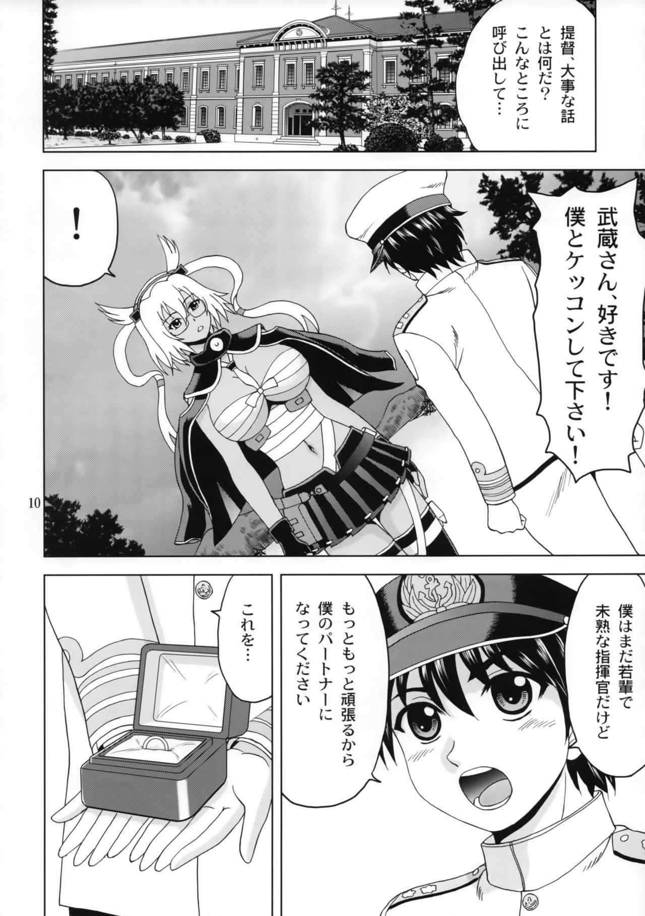 (COMIC1☆11) [YASRIN-DO (Yasu Rintarou)] Musashi-san to Boku (Kantai Collection -KanColle-)