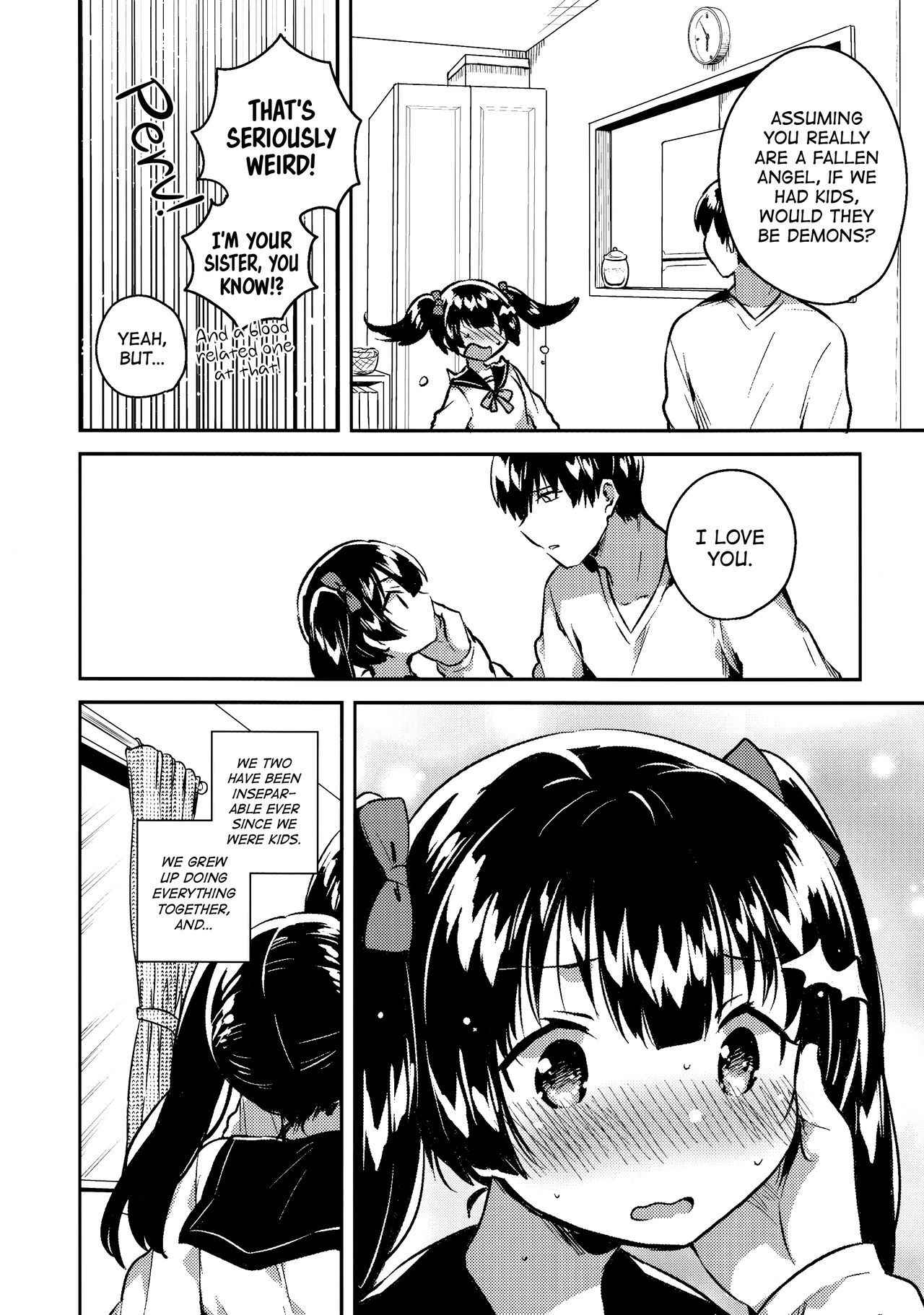 (COMITIA123) [squeezecandyheaven (Ichihaya)] Imouto wa Chotto Atama ga Okashii + Omake | My Little Sister Is a Little Weird + Bonus Story [English] [ATF]