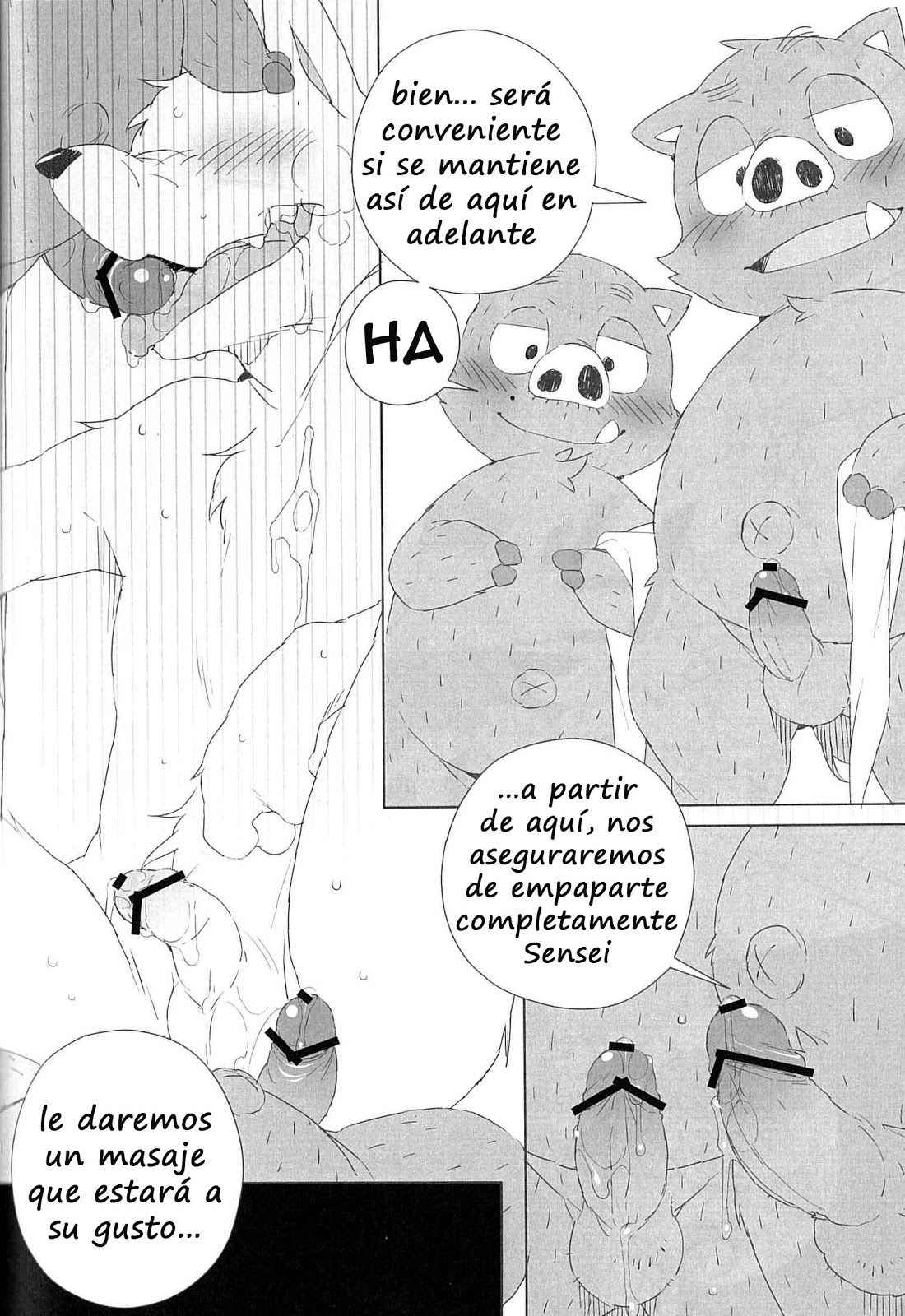 (C84) [Dogear (Konbu plus)] Soñando con un masaje de aguas termales (Kaiketsu Zorori) [Spanish] [Haoru]