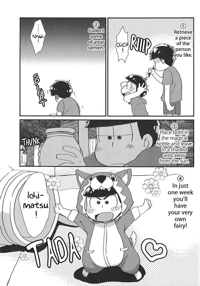 [MatsuCha. (Maccha)] Onaho yousei Karamatsu o teniireta Ichimatsu no hanashi! | The story of Ichimatsu who got the onahole fairy Karamatsu! (Osomatsu-san) [English] [Rotti Totti]