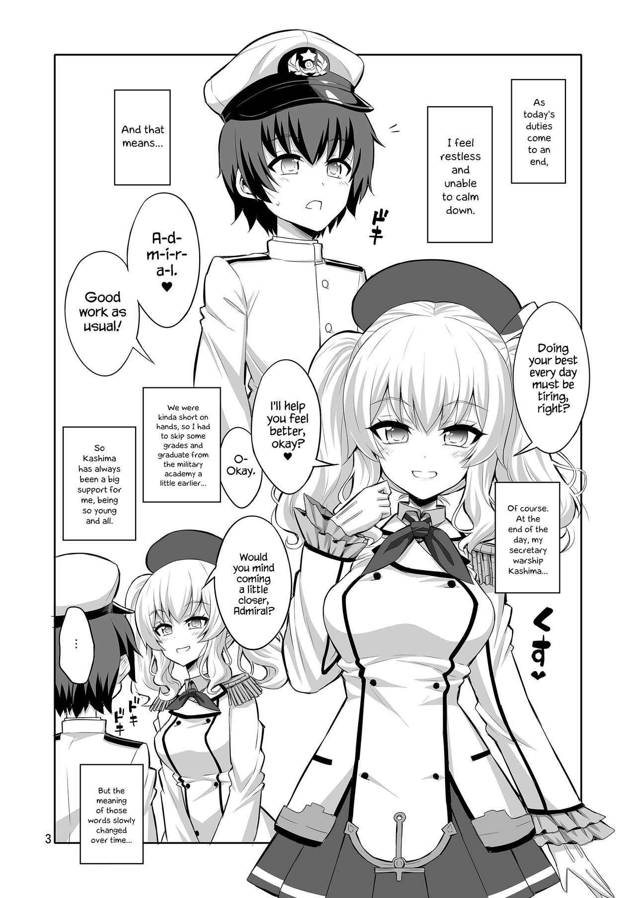 [Senya Sabou (Alpha Alf Layla)] Futanari Kashima ni Mesu Choukyou sarechatta Teitoku-san (Kantai Collection -KanColle-) [English] {Hennojin} [Digital]