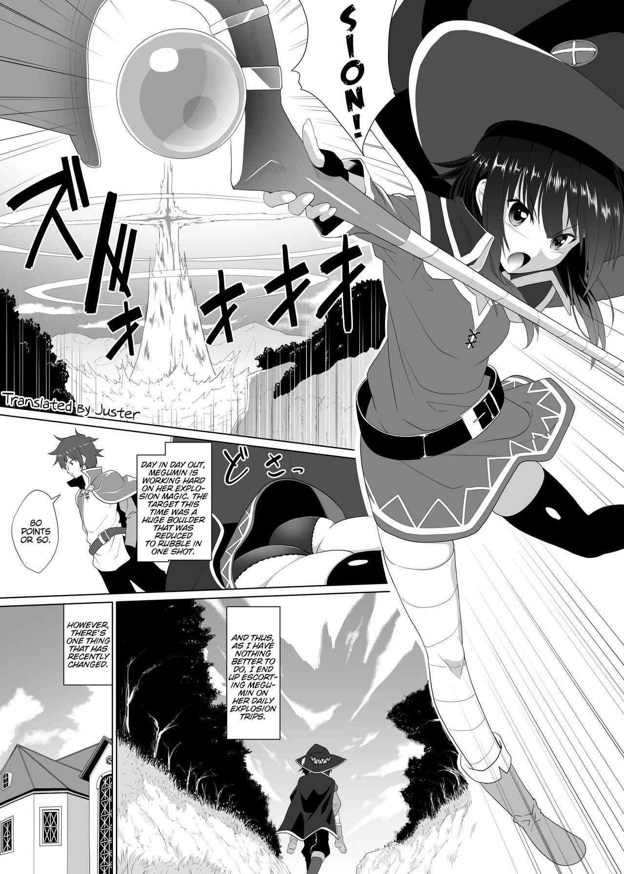 [Heikoto (Mizuhati Saru)] Kono Kawairashii Hinnyu ni Kyuusai o! | Help to this Lovely Flat Chest! (Kono Subarashii Sekai ni Syukufuku o!) [English] [Juster]