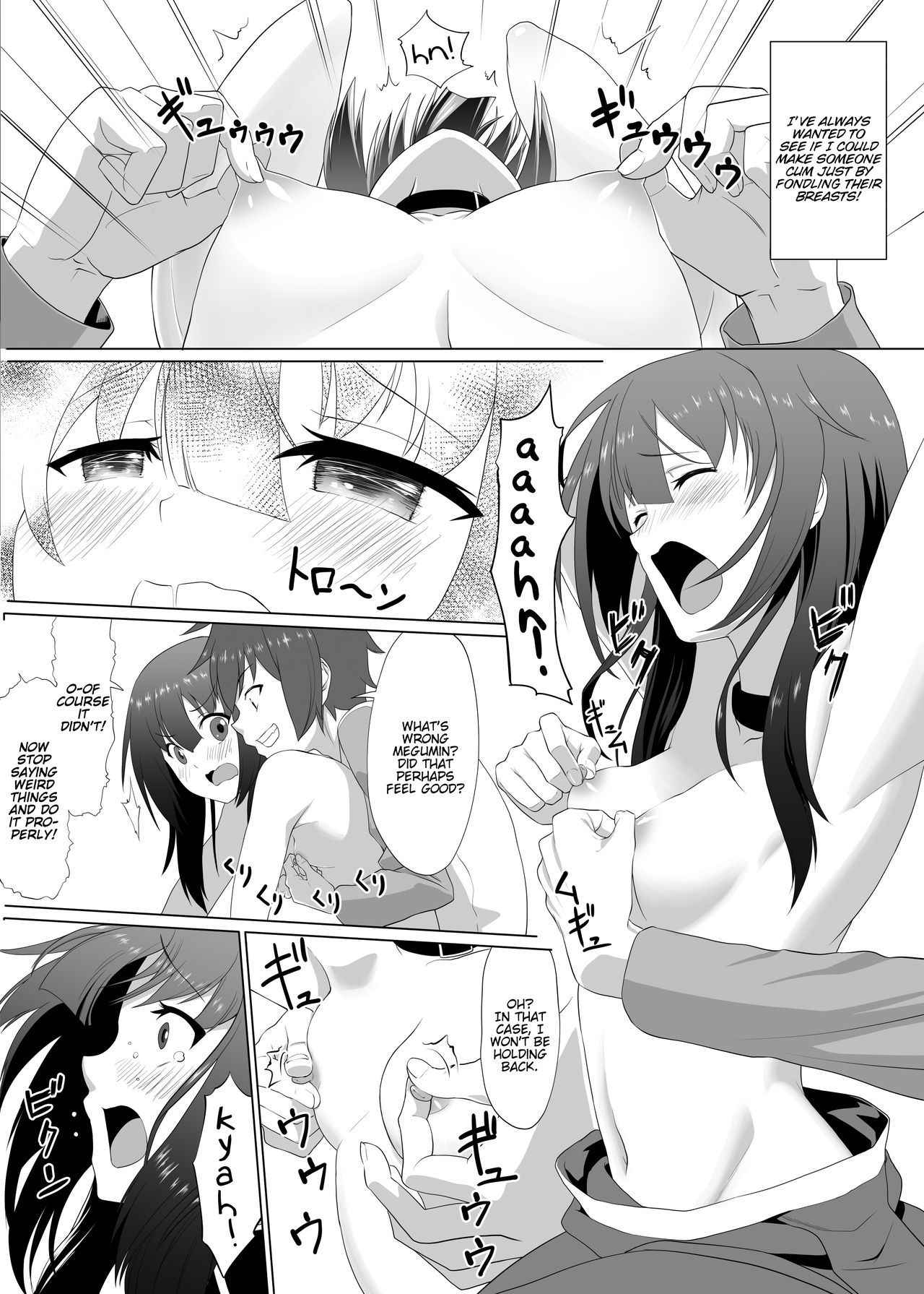 [Heikoto (Mizuhati Saru)] Kono Kawairashii Hinnyu ni Kyuusai o! | Help to this Lovely Flat Chest! (Kono Subarashii Sekai ni Syukufuku o!) [English] [Juster]