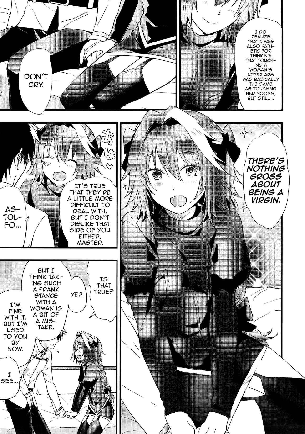 [Surume Milk (Yoshiyuki)] Astolfo ga SEX Sasete Kureru rashii. (Fate Grand Order) [English] [mysterymeat3]