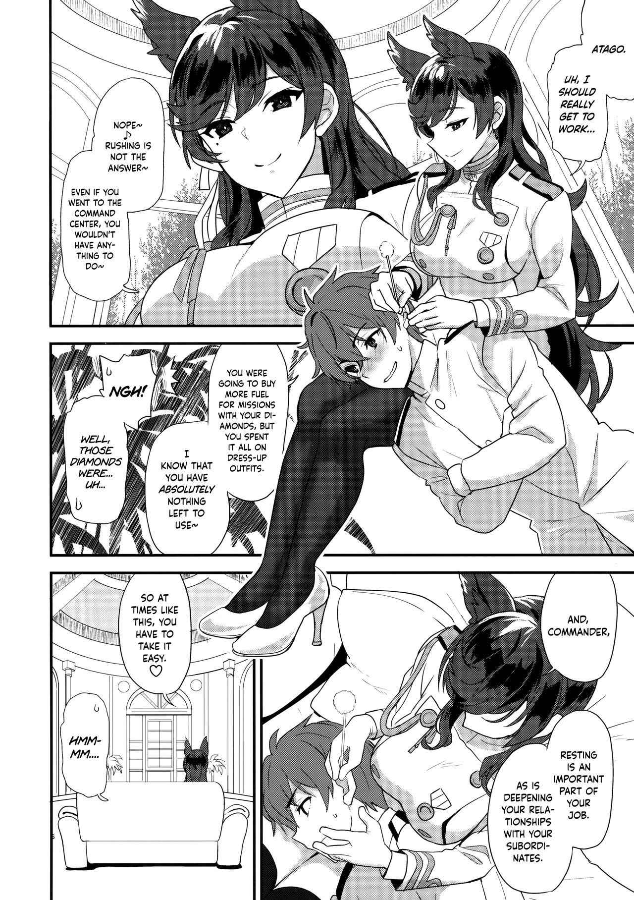 (C93) [INFINITY DRIVE (Kyougoku Shin)] Atago Sugar Sweet (Azur Lane) [English]