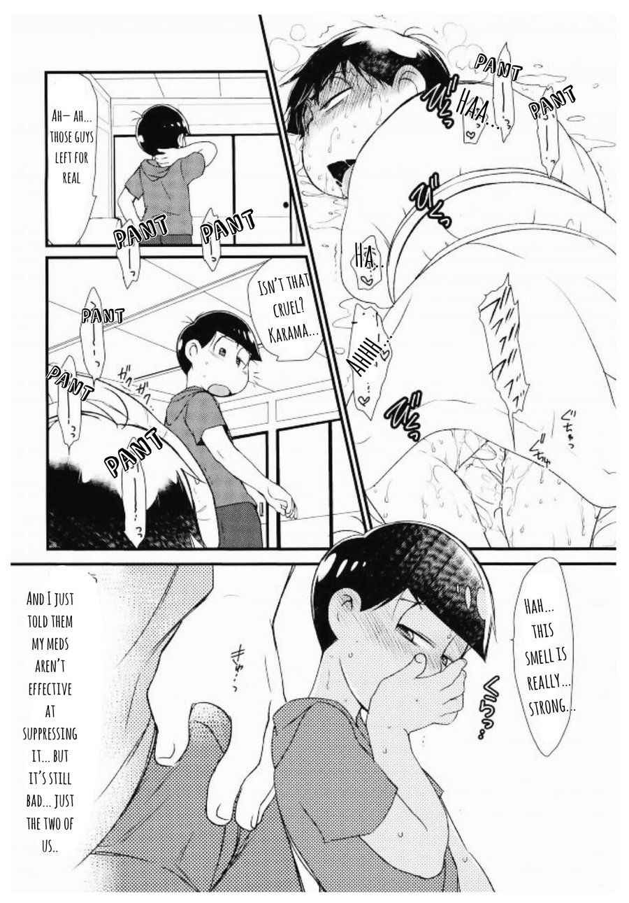 [MatsuCha. (Maccha)] Jinan Ni Hatsujō-ki Ga Yattekita Nodesuga Taihenna Koto Ni Natte Imasu | The Second Son's Heat Came Now There's Big Trouble (Osomatsu-san) [English]