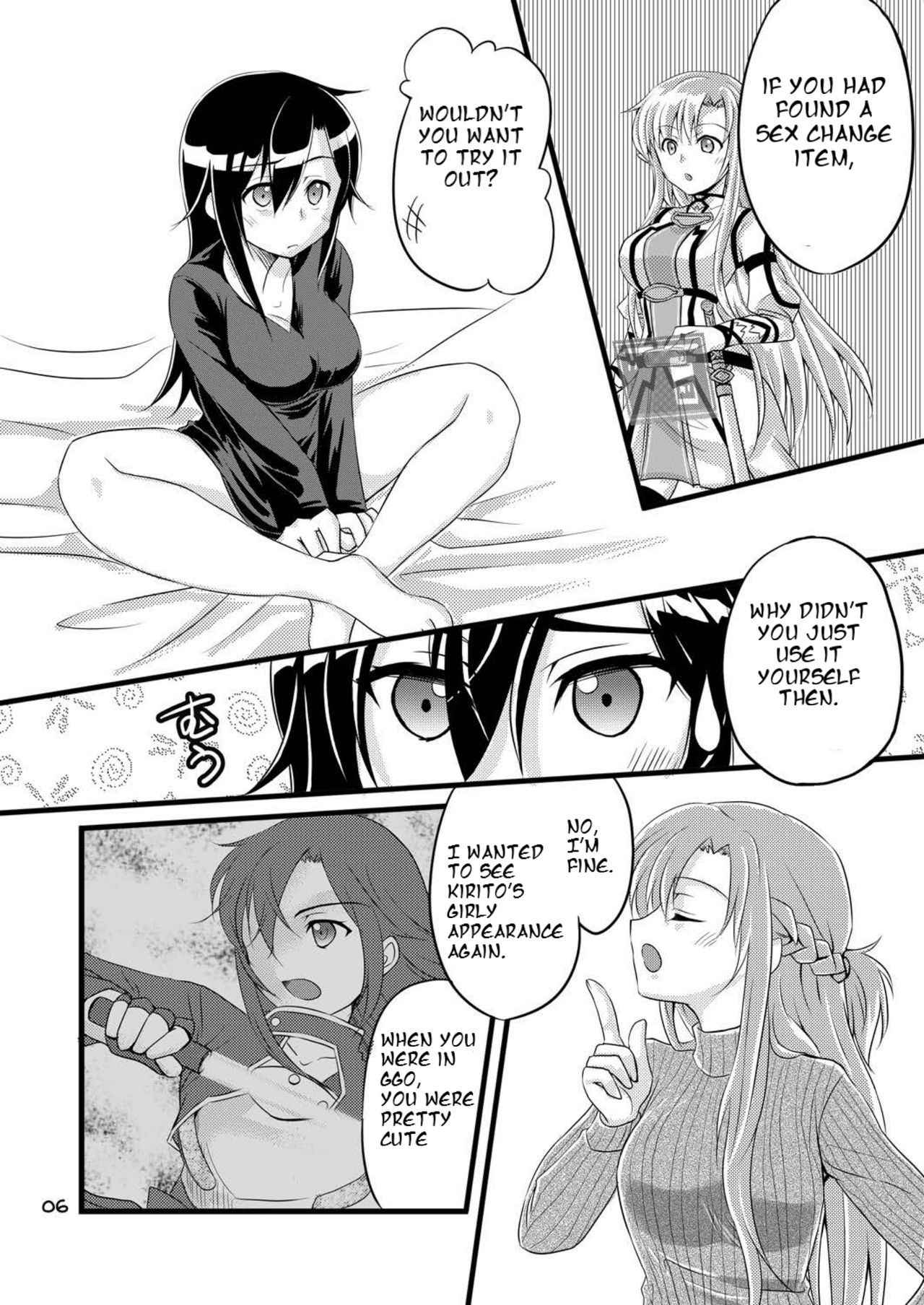 [AQUA SPACE (Asuka)] Kiriko-chan to Asobou! (Sword Art Online) [English] [BadGoogleTrans] [Digital]