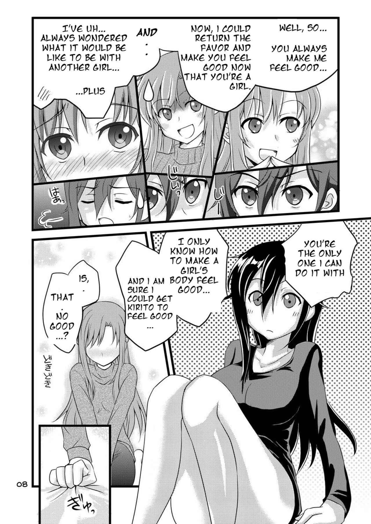 [AQUA SPACE (Asuka)] Kiriko-chan to Asobou! (Sword Art Online) [English] [BadGoogleTrans] [Digital]