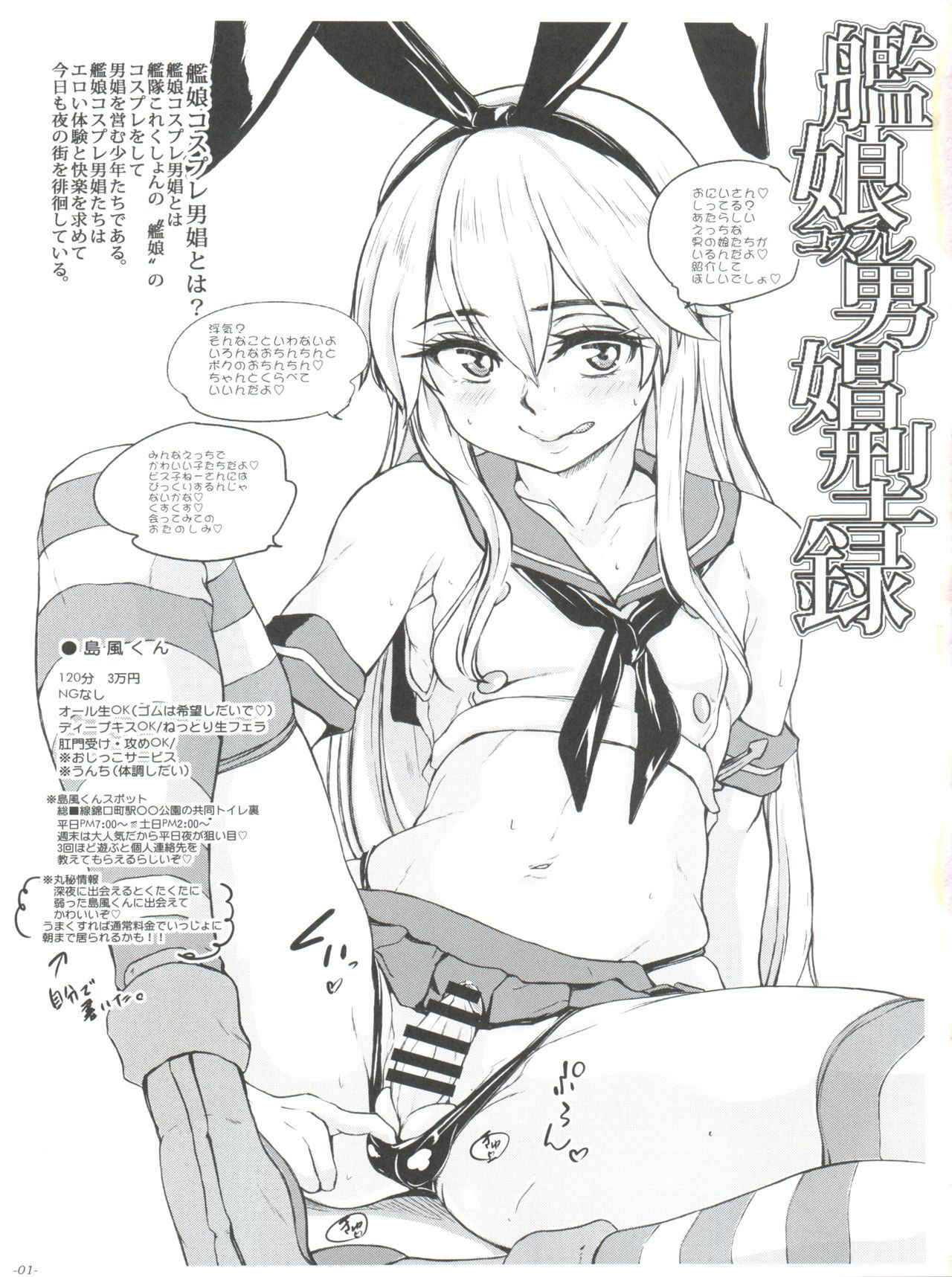 (COMIC1☆12) [Sekai Kakumei Club (Ozawa Reido)] Chincolle Kanmusu Cosplay Danshou Catalog (Kantai Collection -KanColle-, Fate/Grand Order)