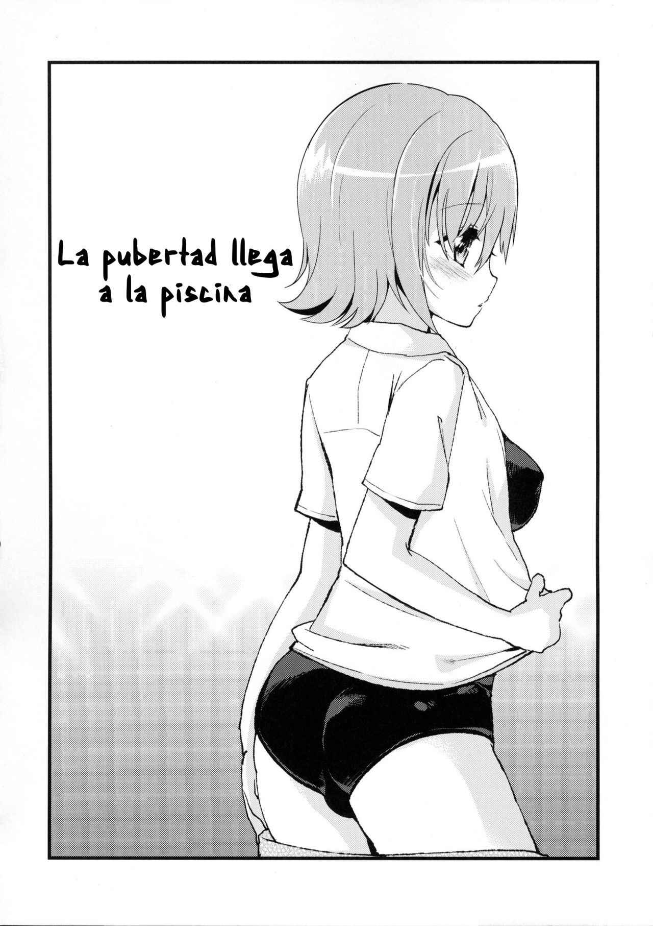 (Futaket 8.5) [Oshiruko Kan (Piririnegi)] Shishunki Poolside [Spanish] [Solarismaximum]