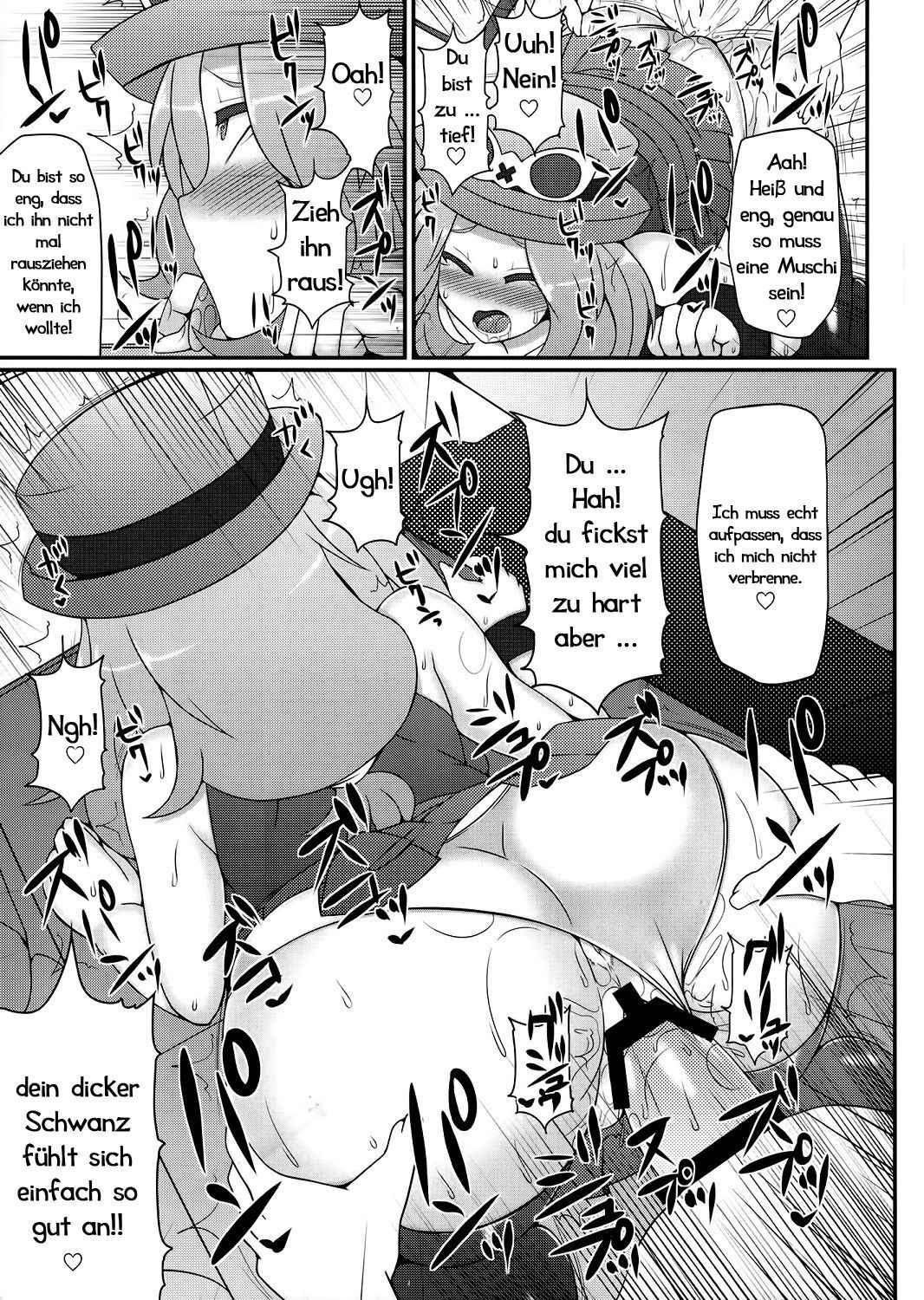 (C85) [Stapspats (Hisui)] Champion & Gym Leader to MureMure! | Sexkampf gegen Serena und Connie (Pokemon XY) [German] [Haigen]