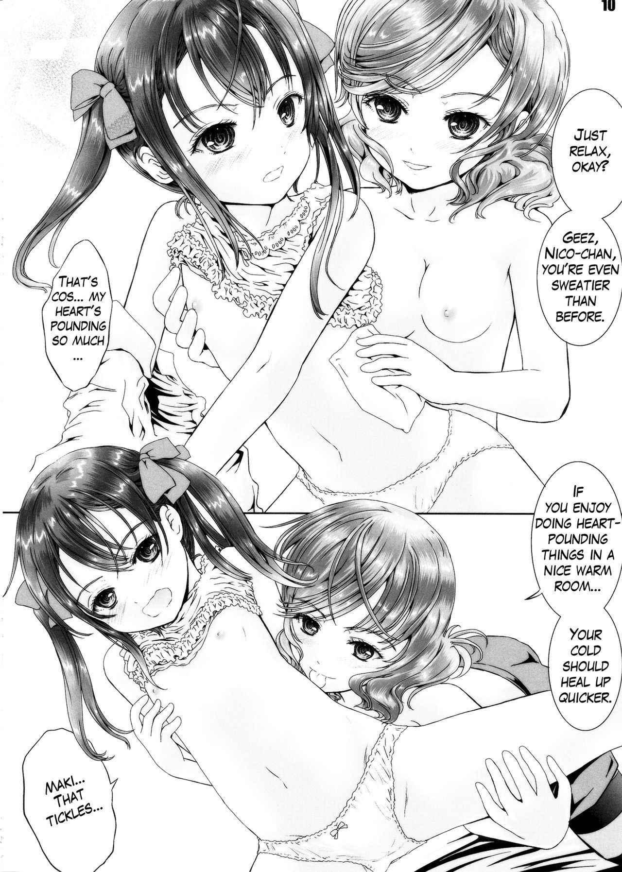 (C87) [Shiawase Manjuu (Shiawase 1500)] Honto wa Nita Mono Doushi!! (Love Live!) [English]