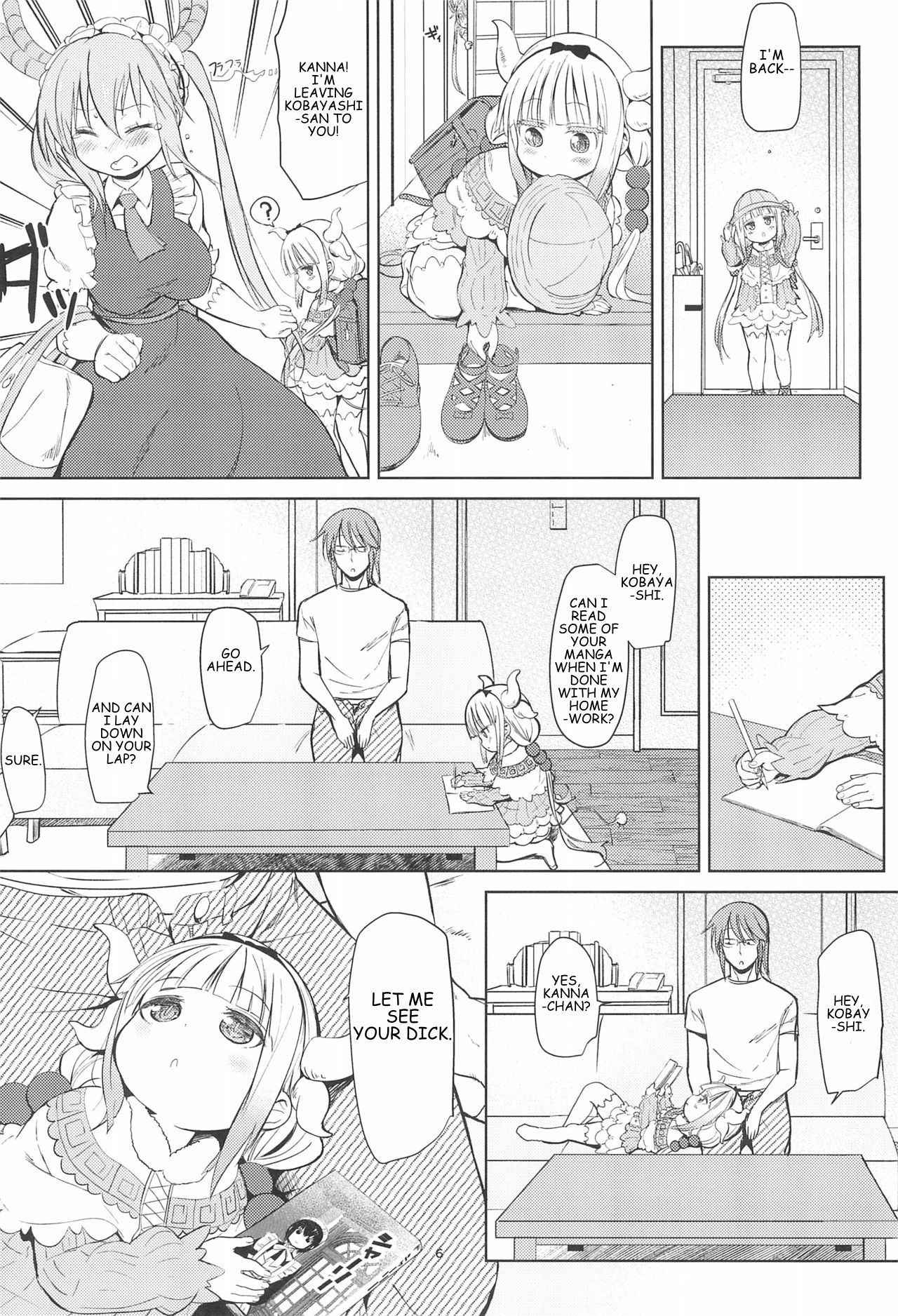 (C93) [Bizenshiki Rorop (Bizen)] Kobayashi-san-chinpo no Maid Dragon | Miss Kobayashi's Dick (Kobayashi-san-chi no Maid Dragon) [English]