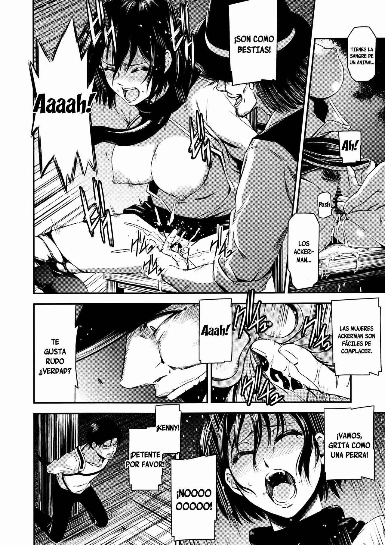 (C89) [Kiyosumi Hurricane (Kiyosumi Hurricane)] ATTACK ON KIYOTAN (Shingeki no Kyojin) [Spanish] [Netorare World]