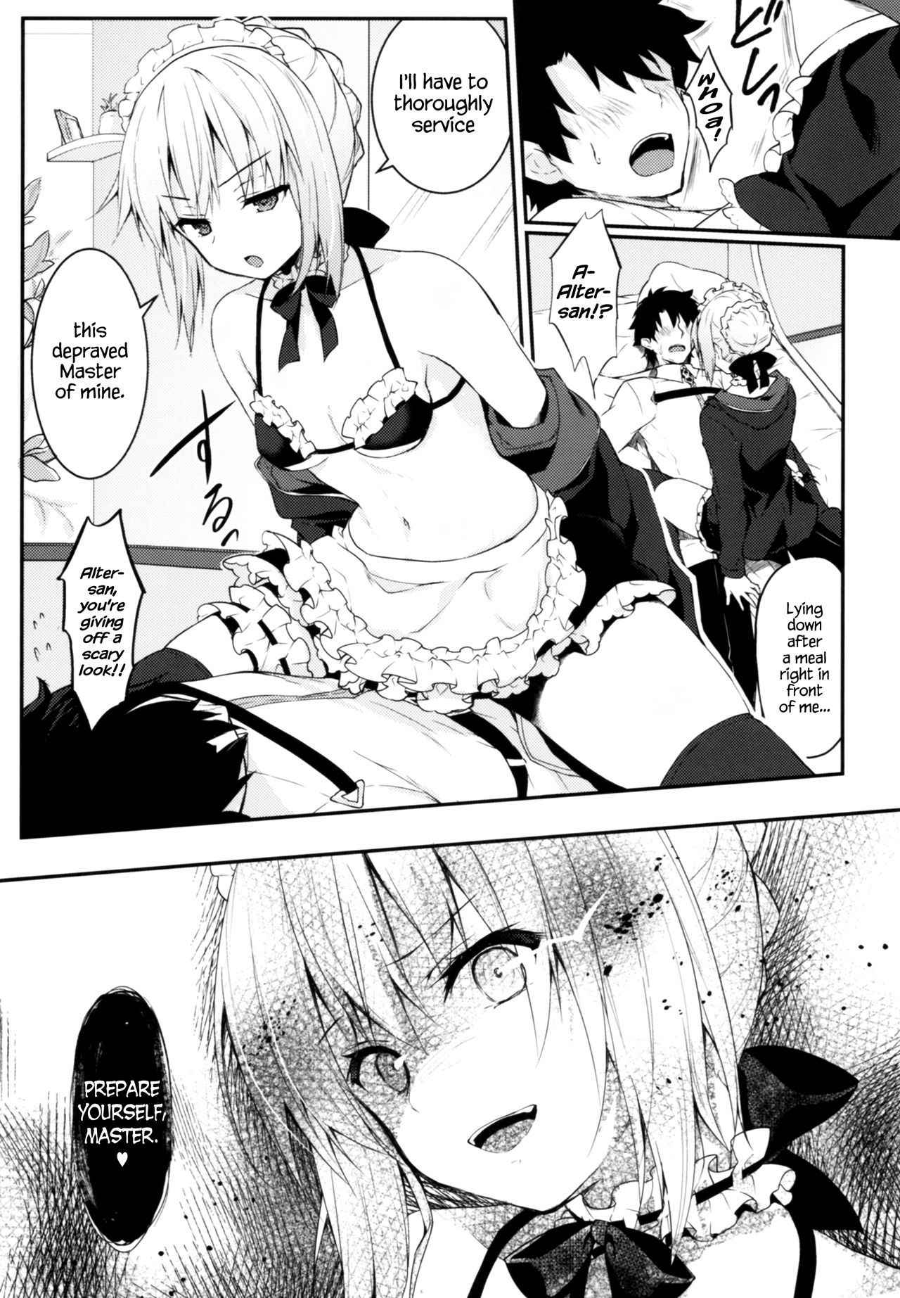 (C93) [Kinokonomi (konomi)] Maid Alter-san no Gohoushi Seiseikatsu (Fate/Grand Order) [English] {Hennojin}