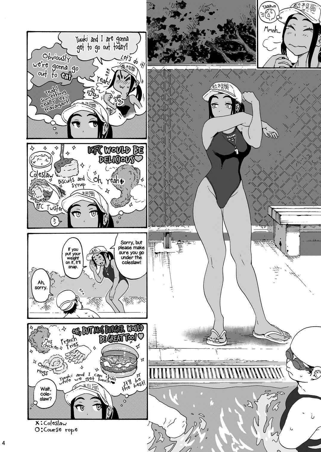 [Amazake Hatosyo-ten (Yoshu Ohepe)] Aah~ Hayaku H Shitai!! (Kana-san wa Pool no Kanshiin) | I Wanna Do Dirty Stuff Already! (Kana, the Pool Lifeguard) [English] [Rotoscopic] [Digital]