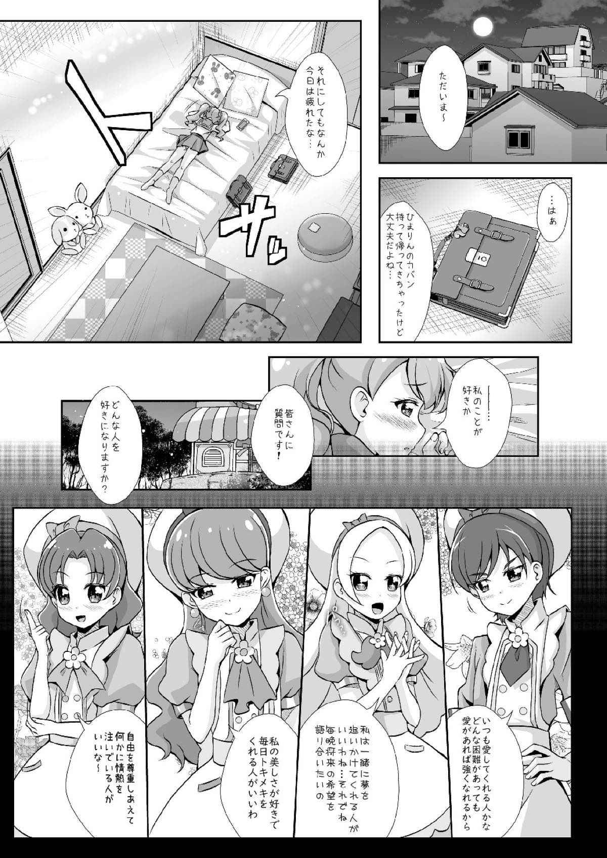 (Rainbow Flavor 18) [MirrorWorld (Mira)] H na Usagi to Koisuru Risu (Kirakira PreCure a la Mode)