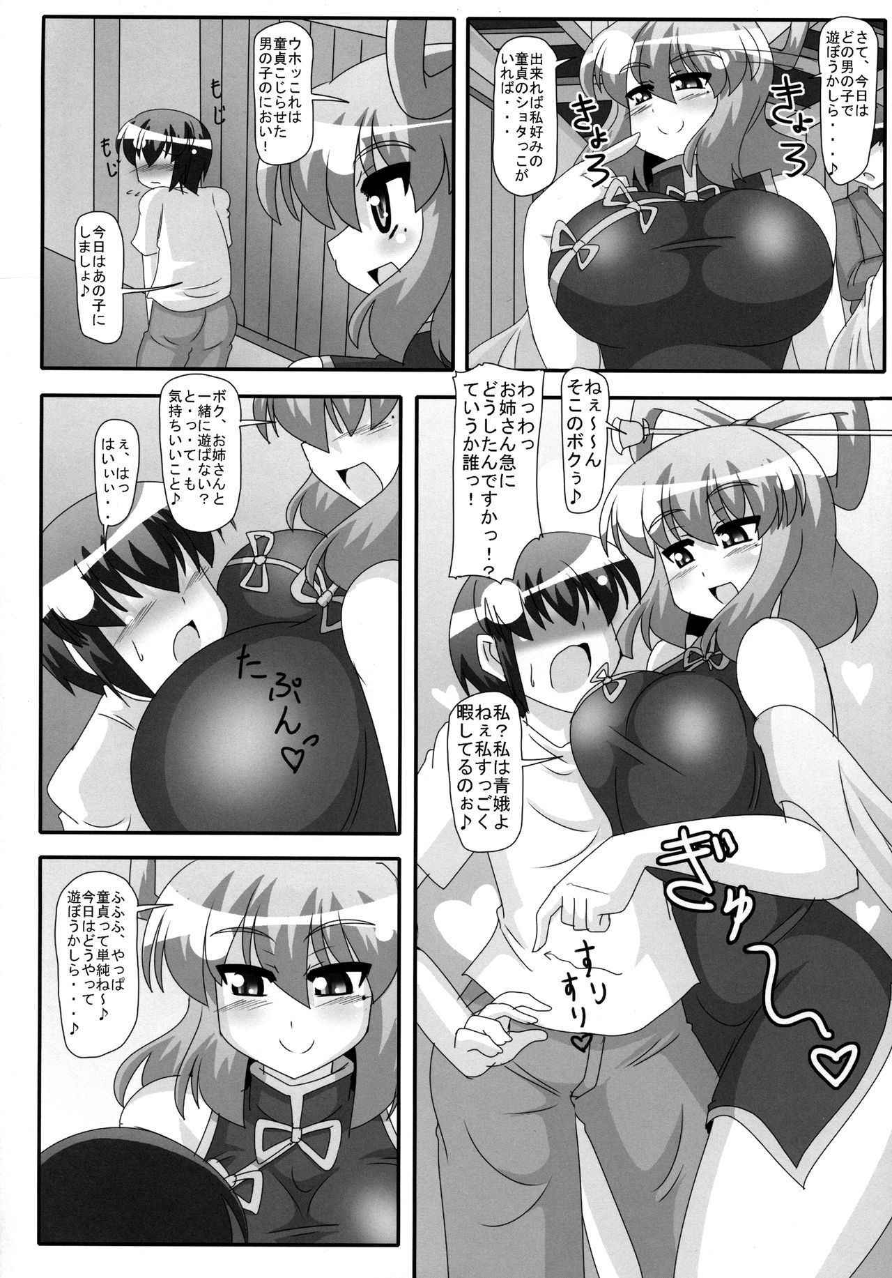 (Reitaisai 11) [Mousouzoku no Soukutsu (Akasode)] Seiga-nyan no Oshiri Kunkun Shitai! (Touhou Project)