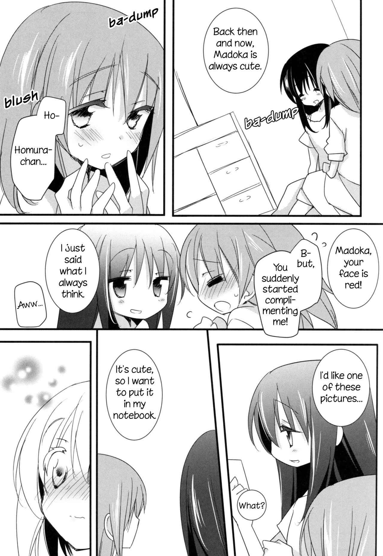 (C86) [Momo9 (Shiratama Yomogi)] Watashi no Kanojo wa Itsudemo Tokubetsu ni Sugoku Sugoku Kawaii | My Girlfriend is Always Super-Duper Cute (Puella Magi Madoka Magica) [English]