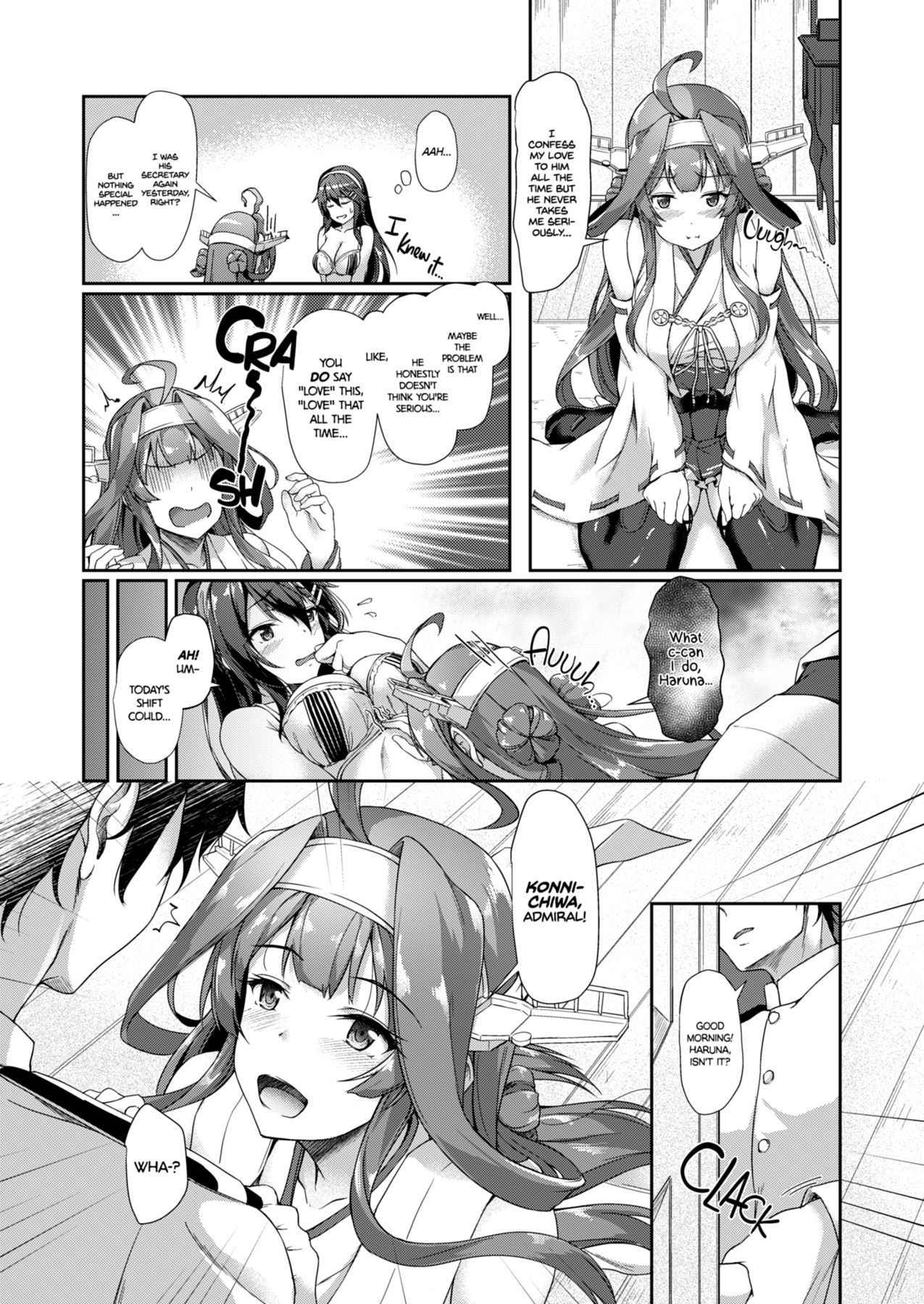 [Yusaritsukata (Awayume)] KonHaru Sandwich (Kantai Collection -KanColle-) [English] [2d-market.com] [Decensored]  [Digital]