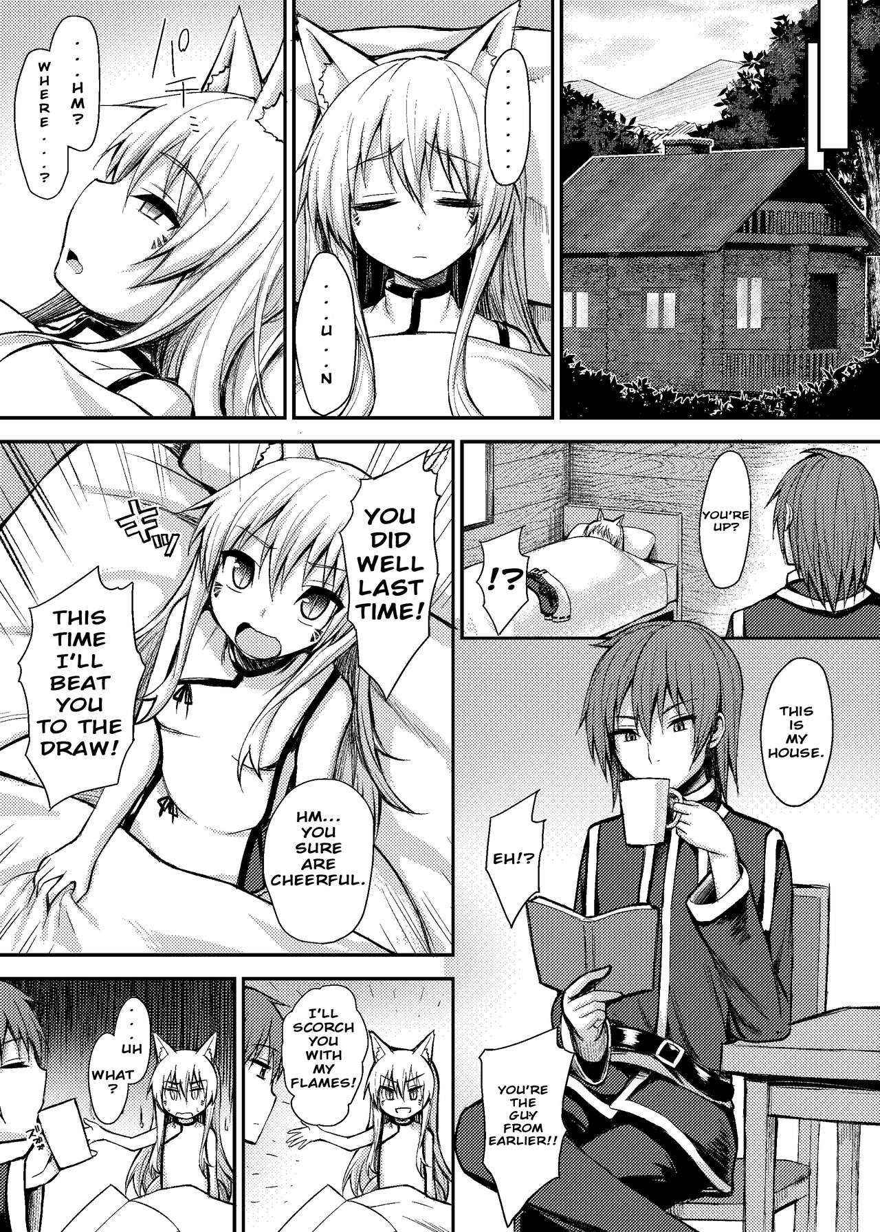 [Yatsuashi-ya (Yatsuashi Matomo)] Itazurazuki no Kitsune Musume ni Oshioki Ecchi Suru Manga | Punishing Sex with a Mischievous Vixen Girl [English] [KonKon]