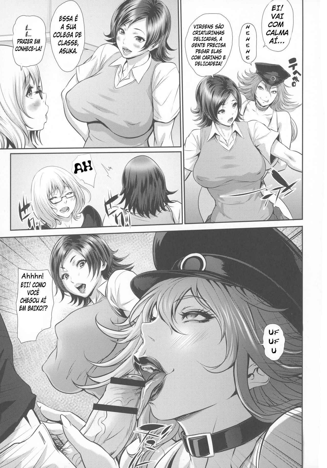 (COMIC1☆10) [Sengoku Joketsu Emaki (Chinbotsu)] Fuuzoku Chinpo Jogakuen | Sexy Penis Woman Academy (Various) [Portuguese-BR]