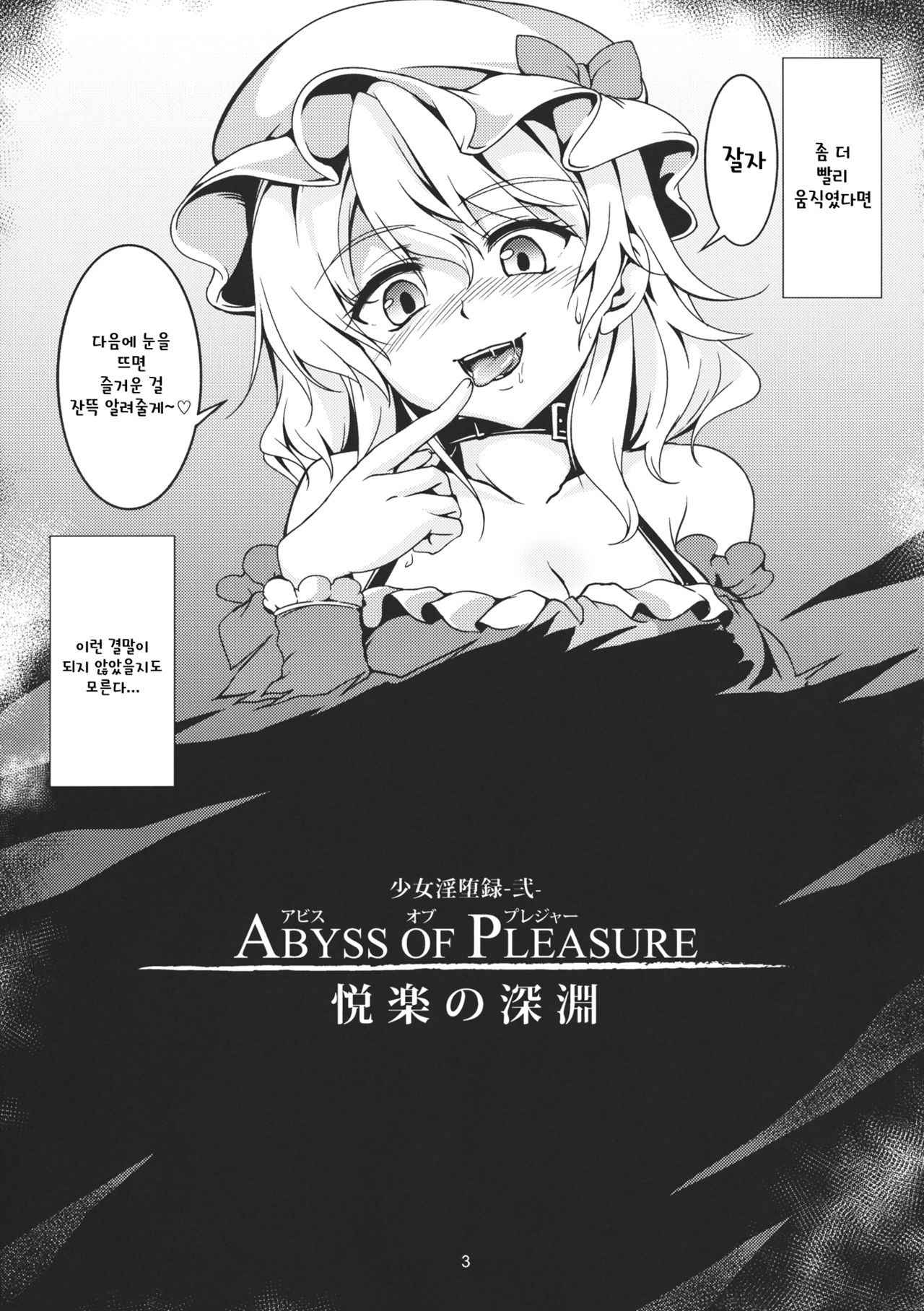 (C84) [WindArTeam (WindArt)] Abyss of Pleasure Shoujo Indaroku -Ni- (Touhou Project) [Korean]