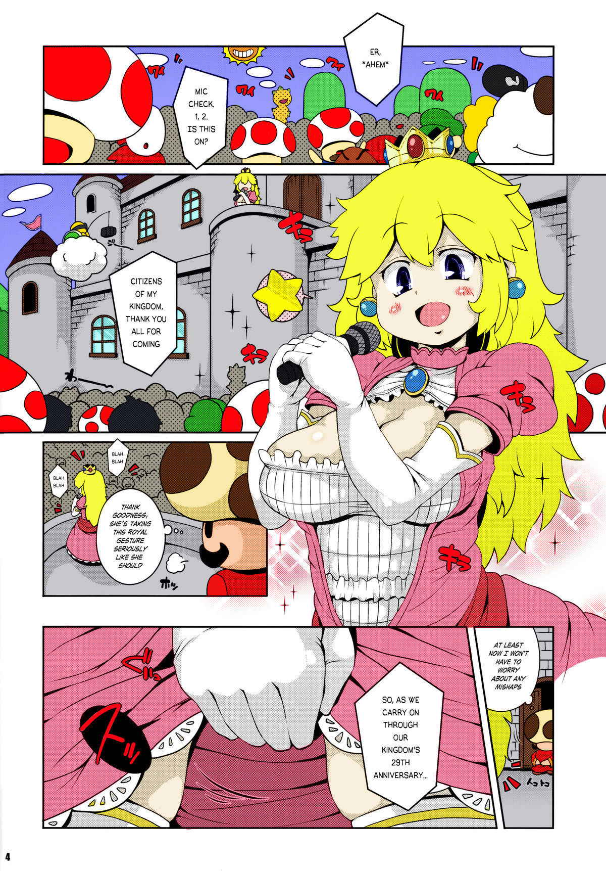 (C87) [Watosato (Sugiura Sen)] SUPER BITCH WORLD (Super Mario Brothers) [English] {risette-translations} [Colorized]